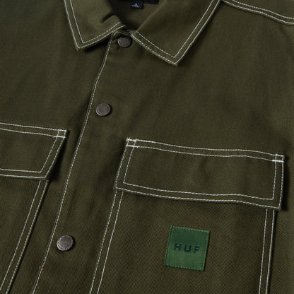 HUF Mason Shacket Hunter Green