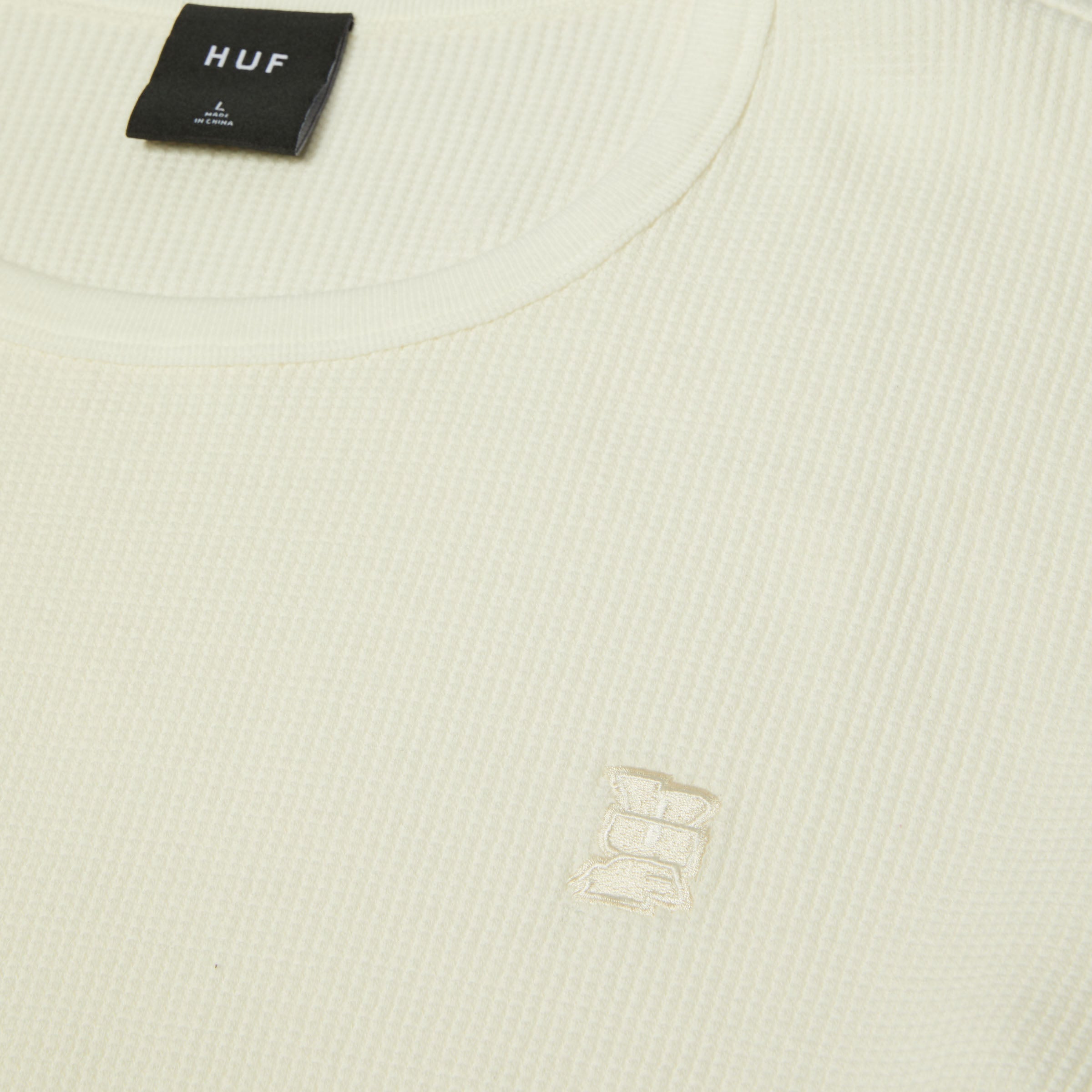 HUF Megablast Overdyed Longsleeve Thermal Bleach