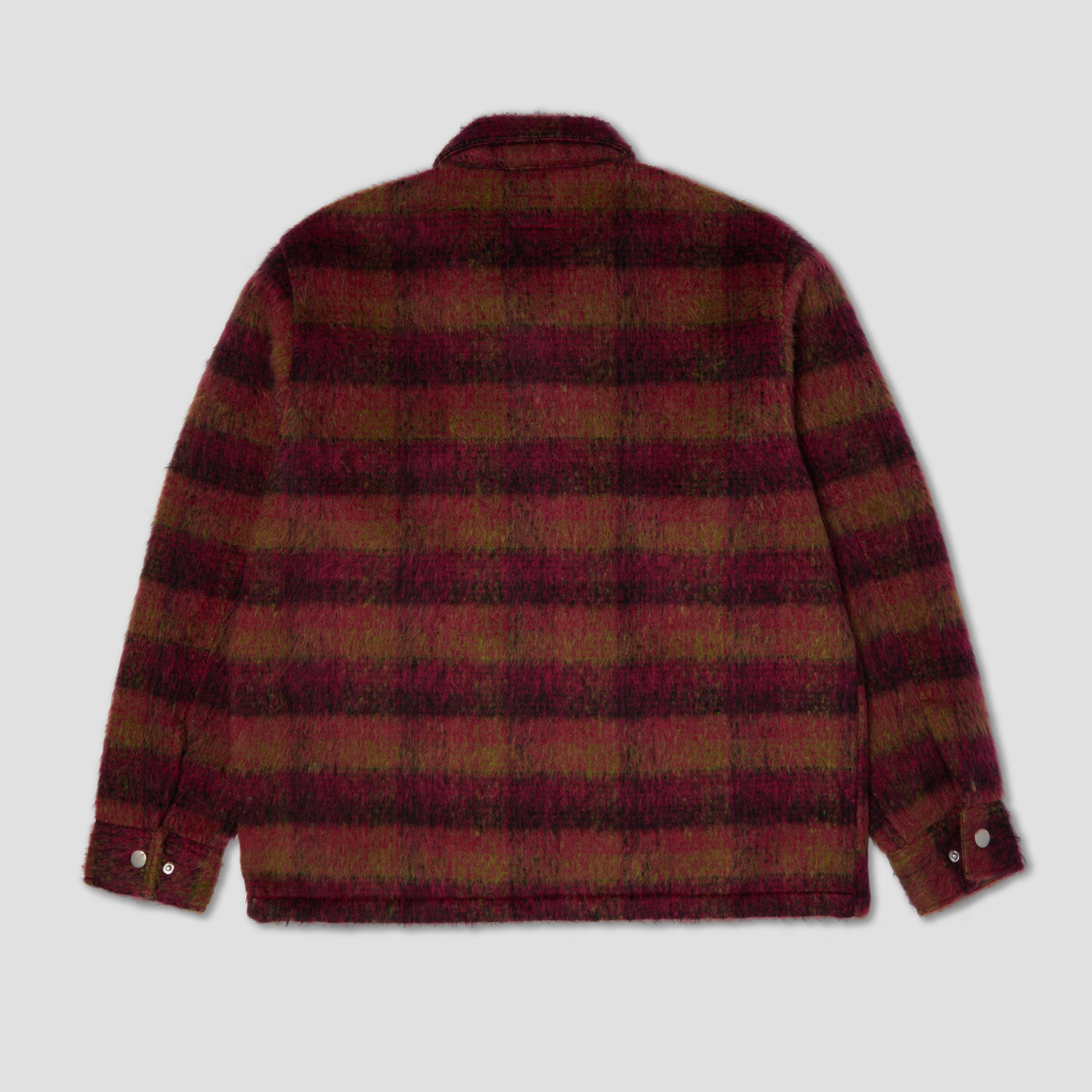 HUF Megablast Plaid Jacket Berry