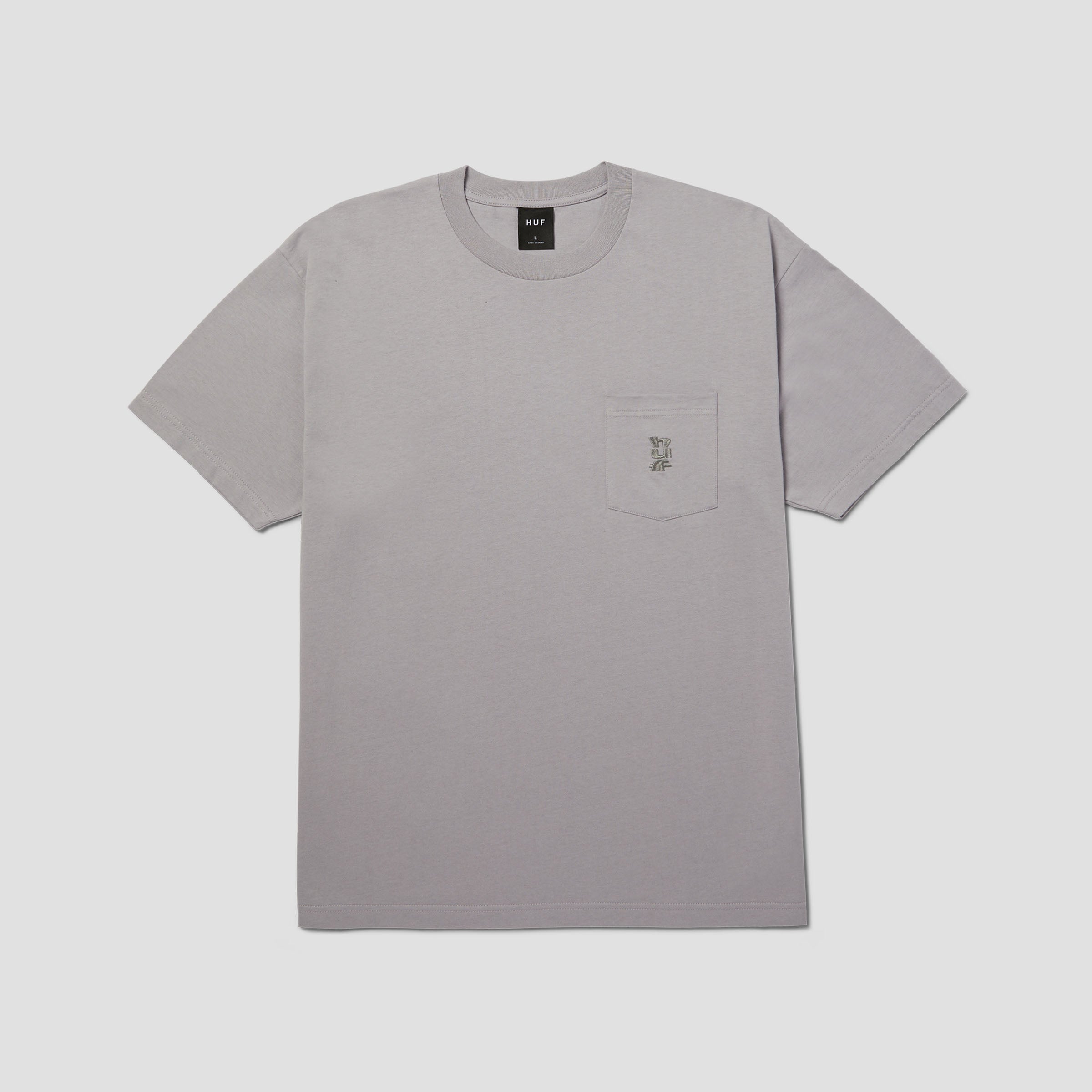 HUF Megablast Pocket T-Shirt Lilac Chalk