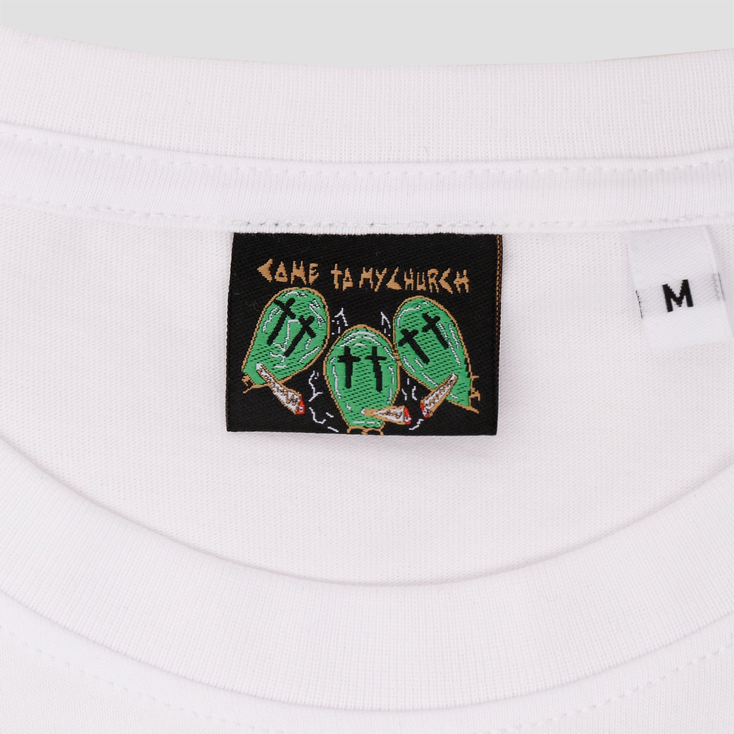 Come To My Church Aliens Everywhere T-Shirt White