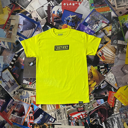 Lost Art - Mia Balloon Tee - Safety Yellow / Black / Pink