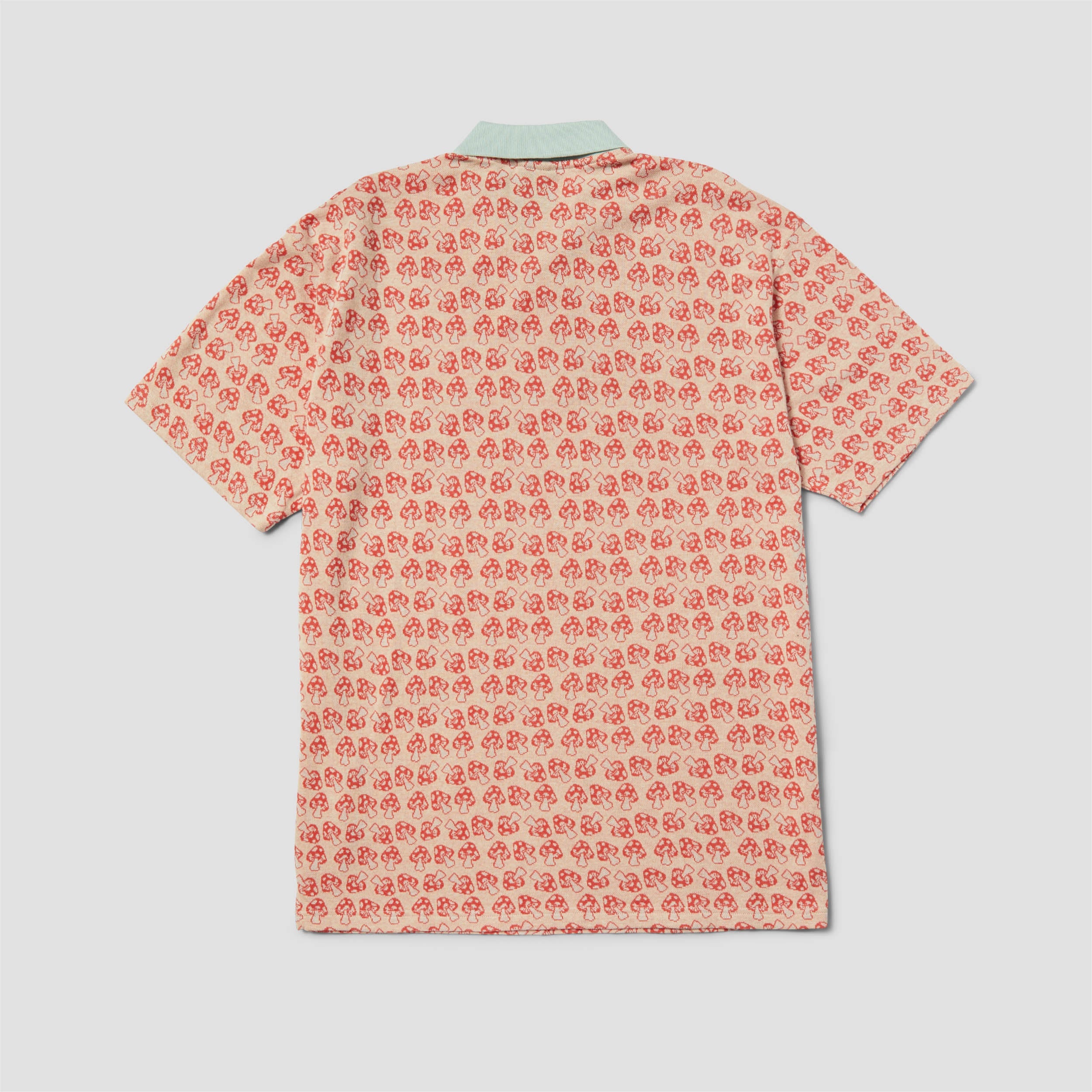 Huf Microdose Knit Shortsleeve Polo Red