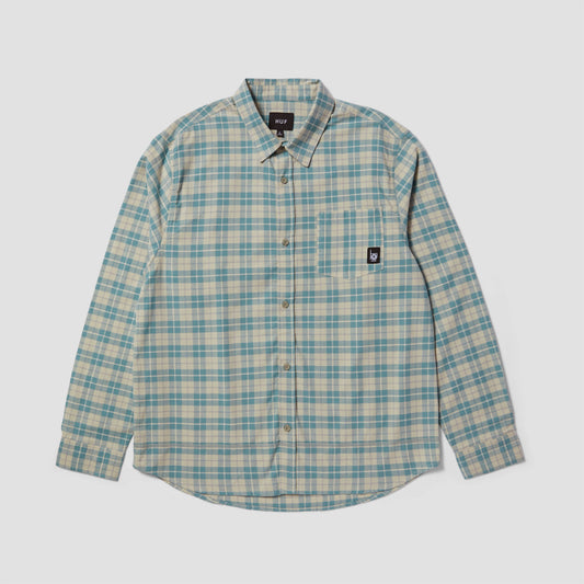 HUF Modal Plaid Shirt Putty