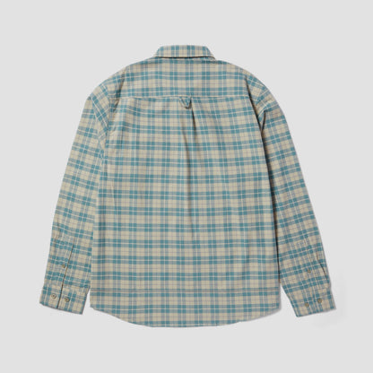 HUF Modal Plaid Shirt Putty