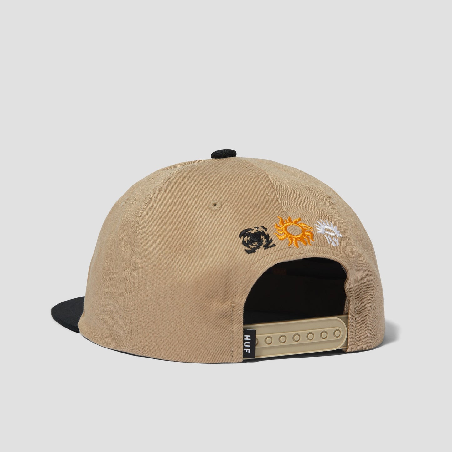 HUF Movement 6 Panel Snapback Cap Brown