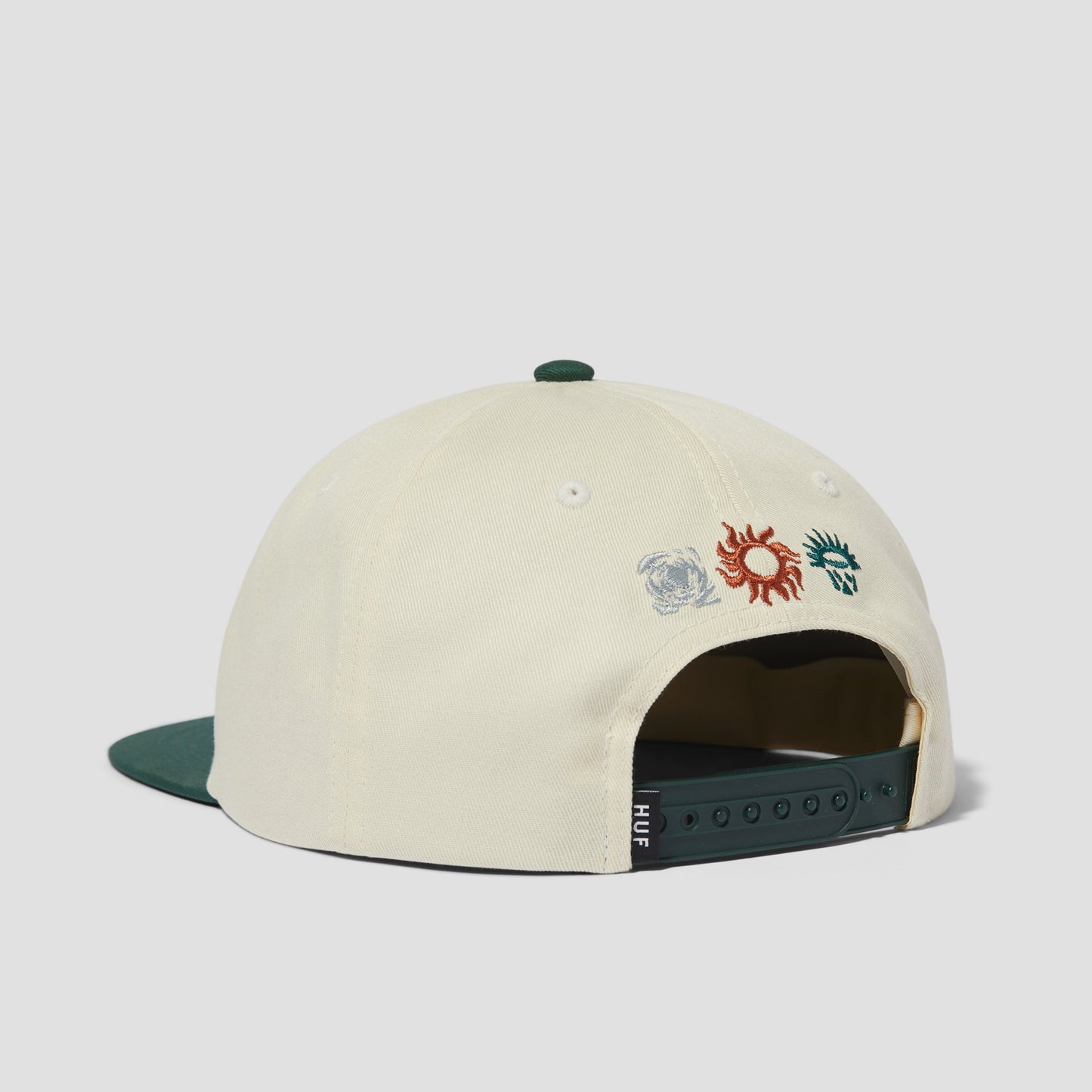 HUF Movement 6 Panel Snapback Cap Linen