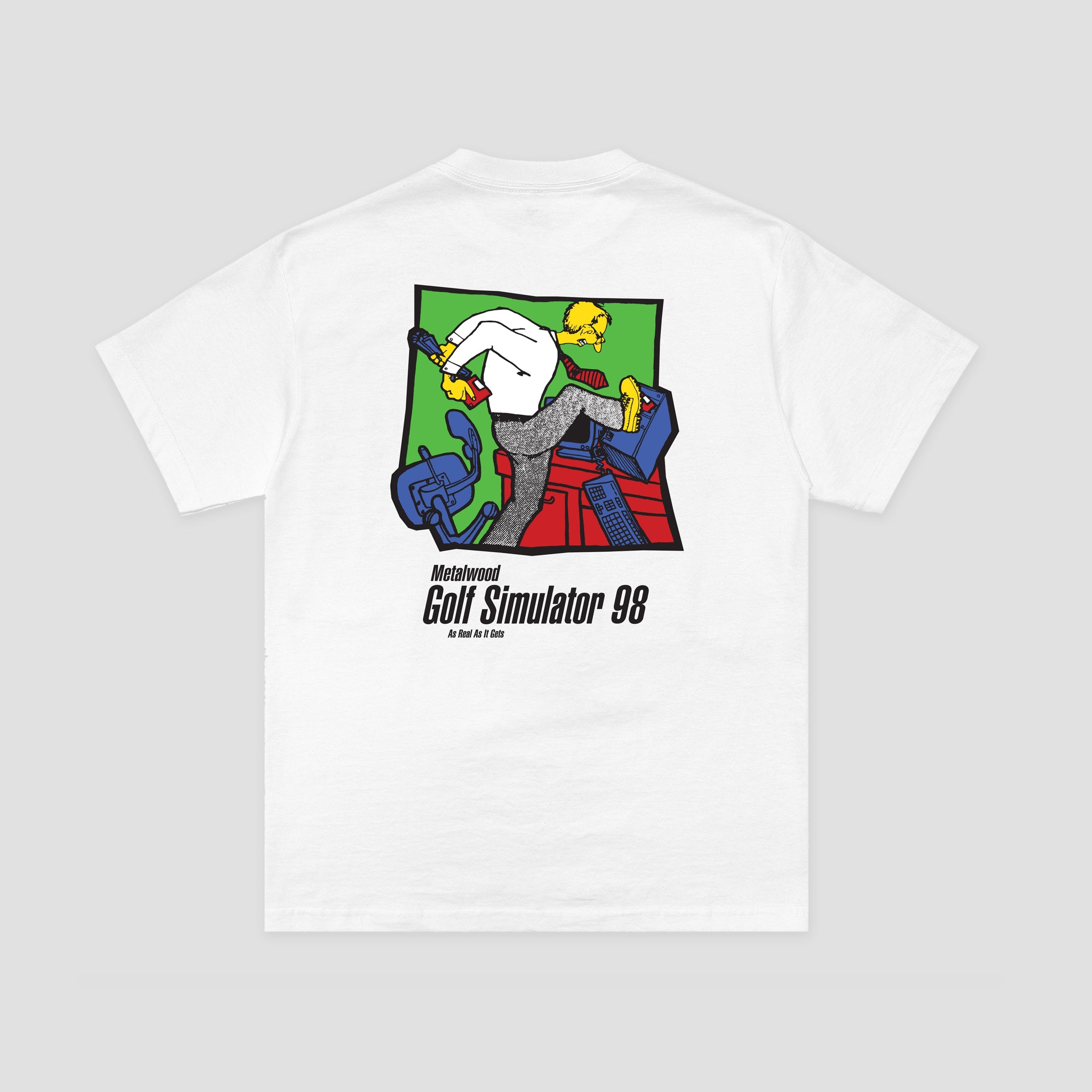 Metalwood Simulator 98 T-Shirt White