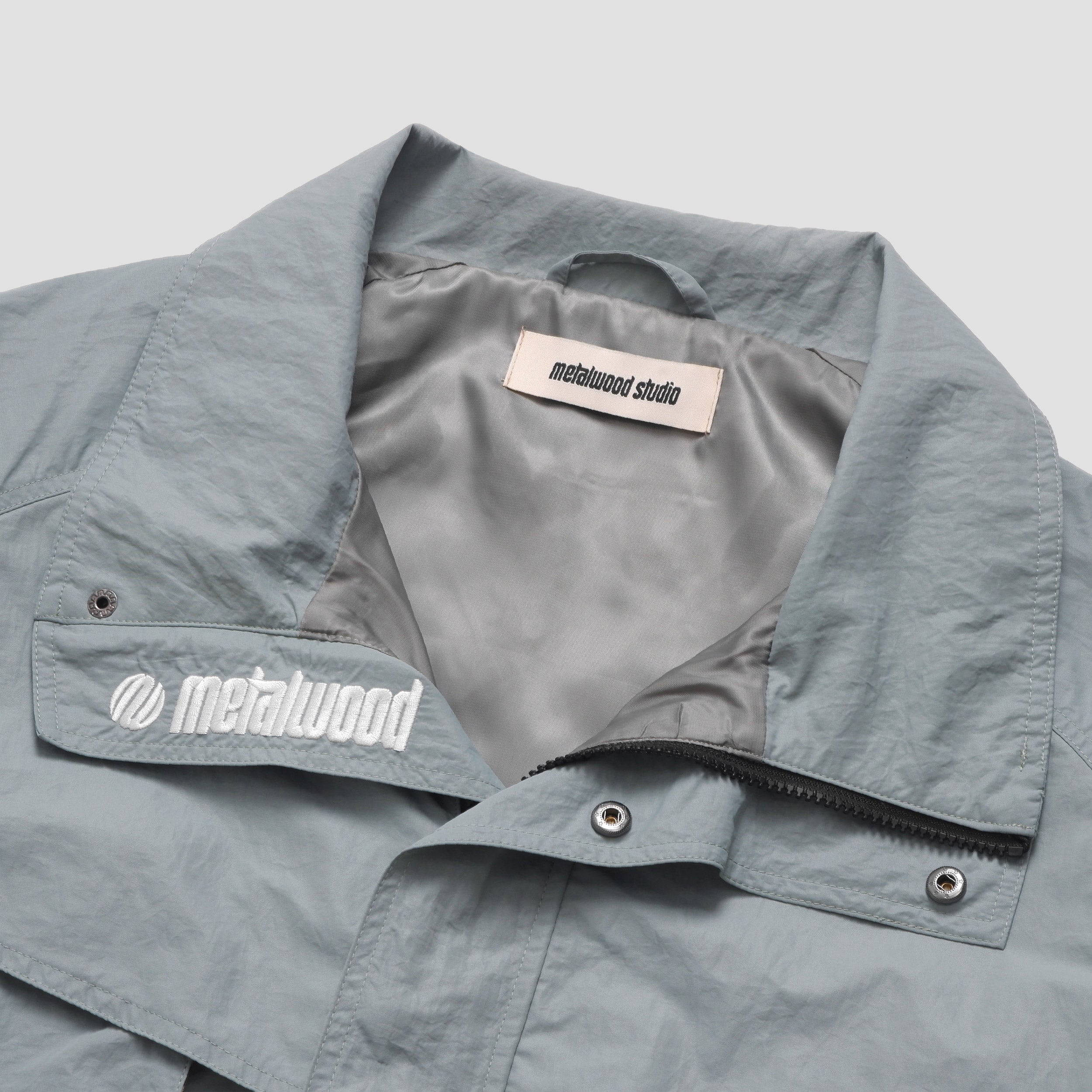 Metalwood Bomber Jacket Seafoam