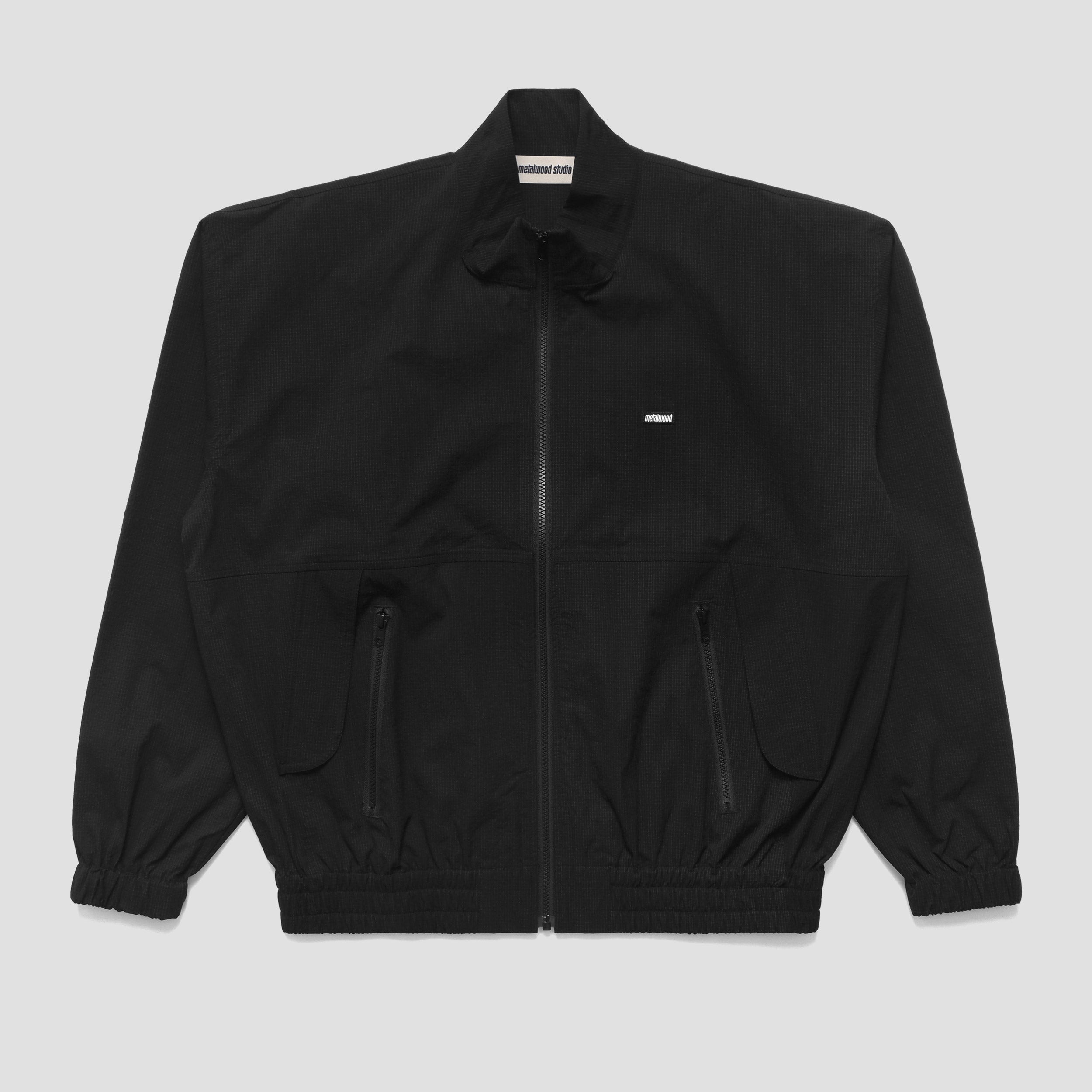 Metalwood Lightweight Track Jacket Black