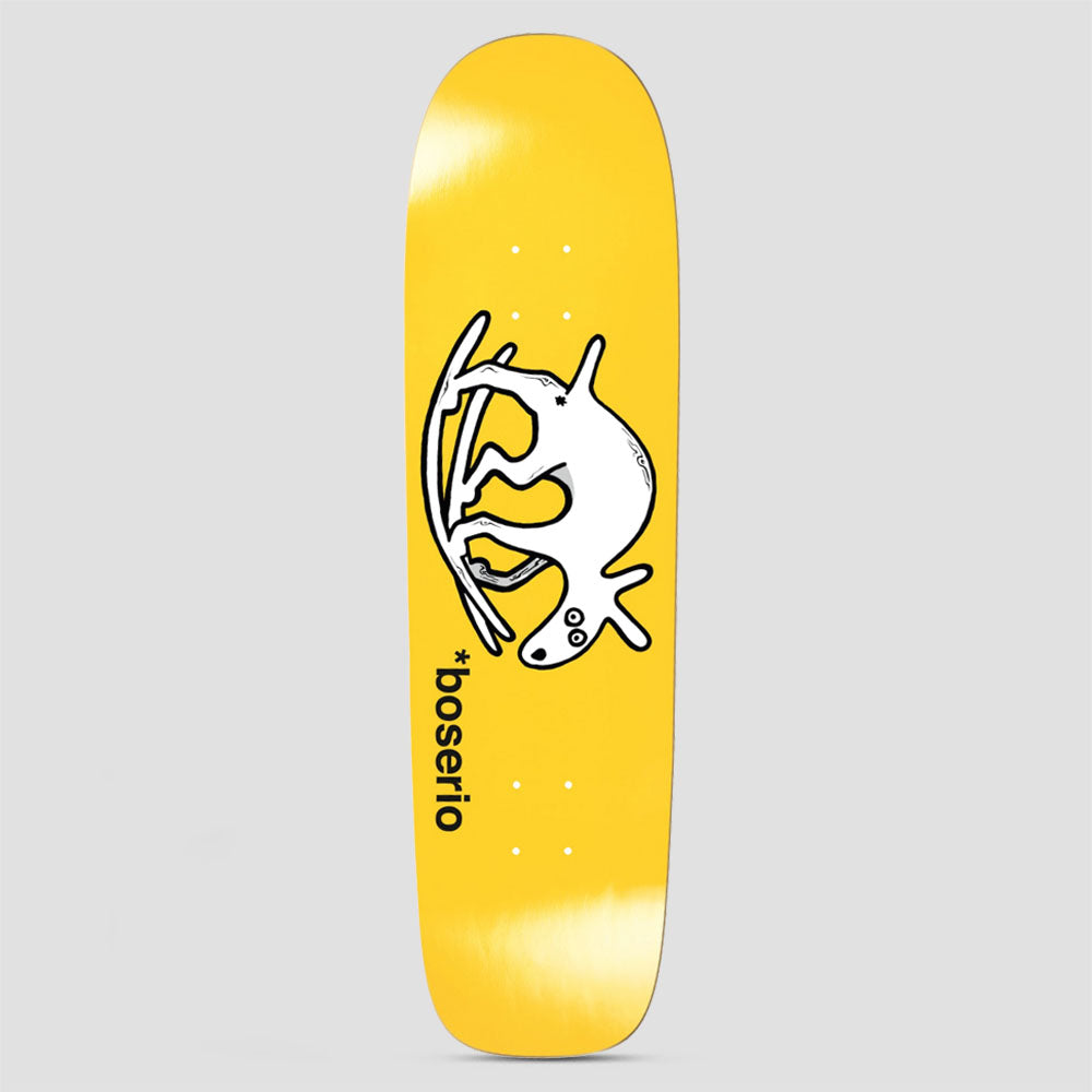 Polar P1 Shape Nick Boserio Useless Wooden Dog Skateboard Deck Yellow