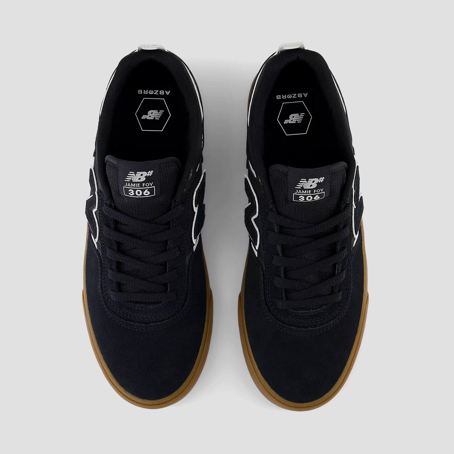 New Balance Jamie Foy 306 Skateboard Shoes Black / White / Gum