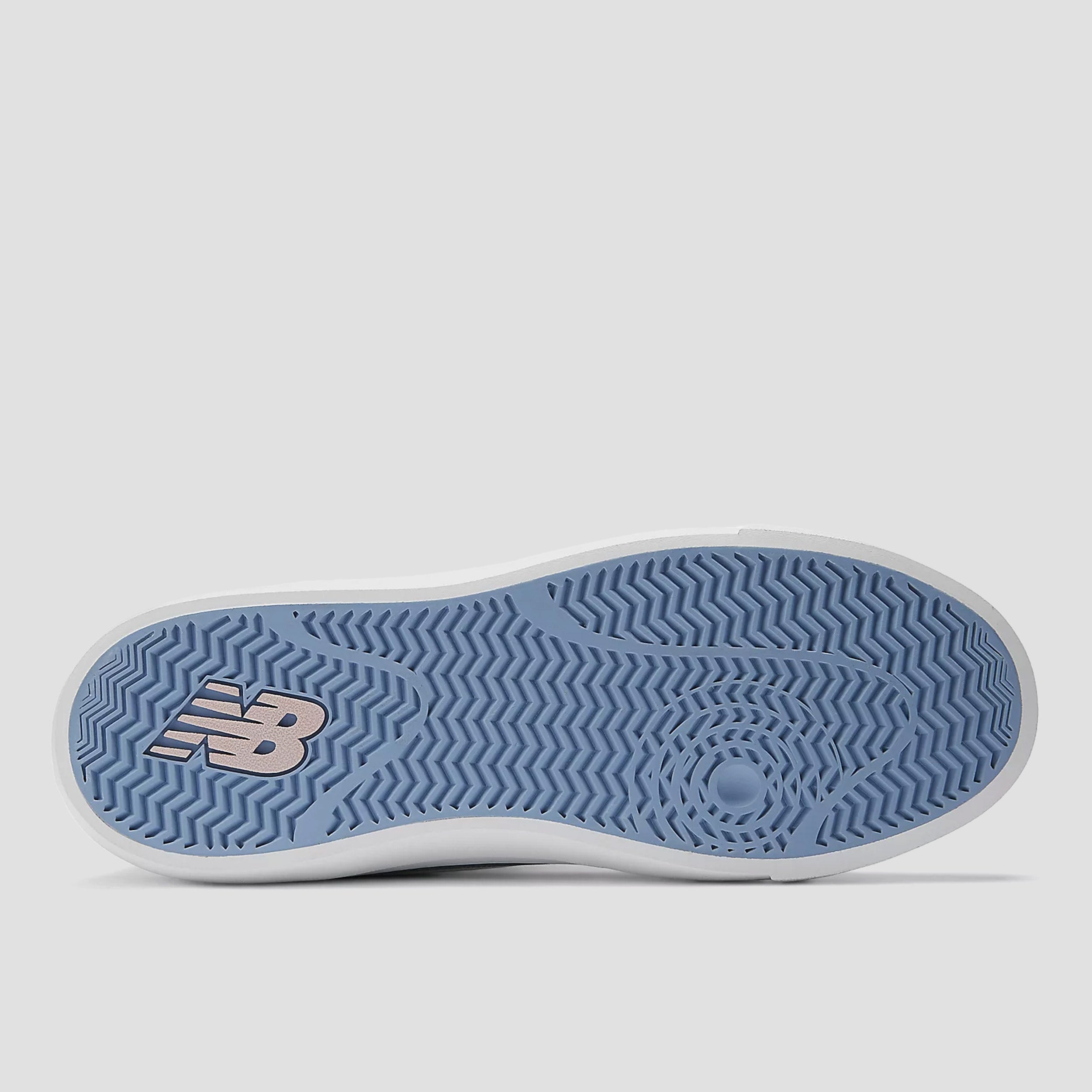 New Balance 417 Skate Shoes White / Blue Laguna