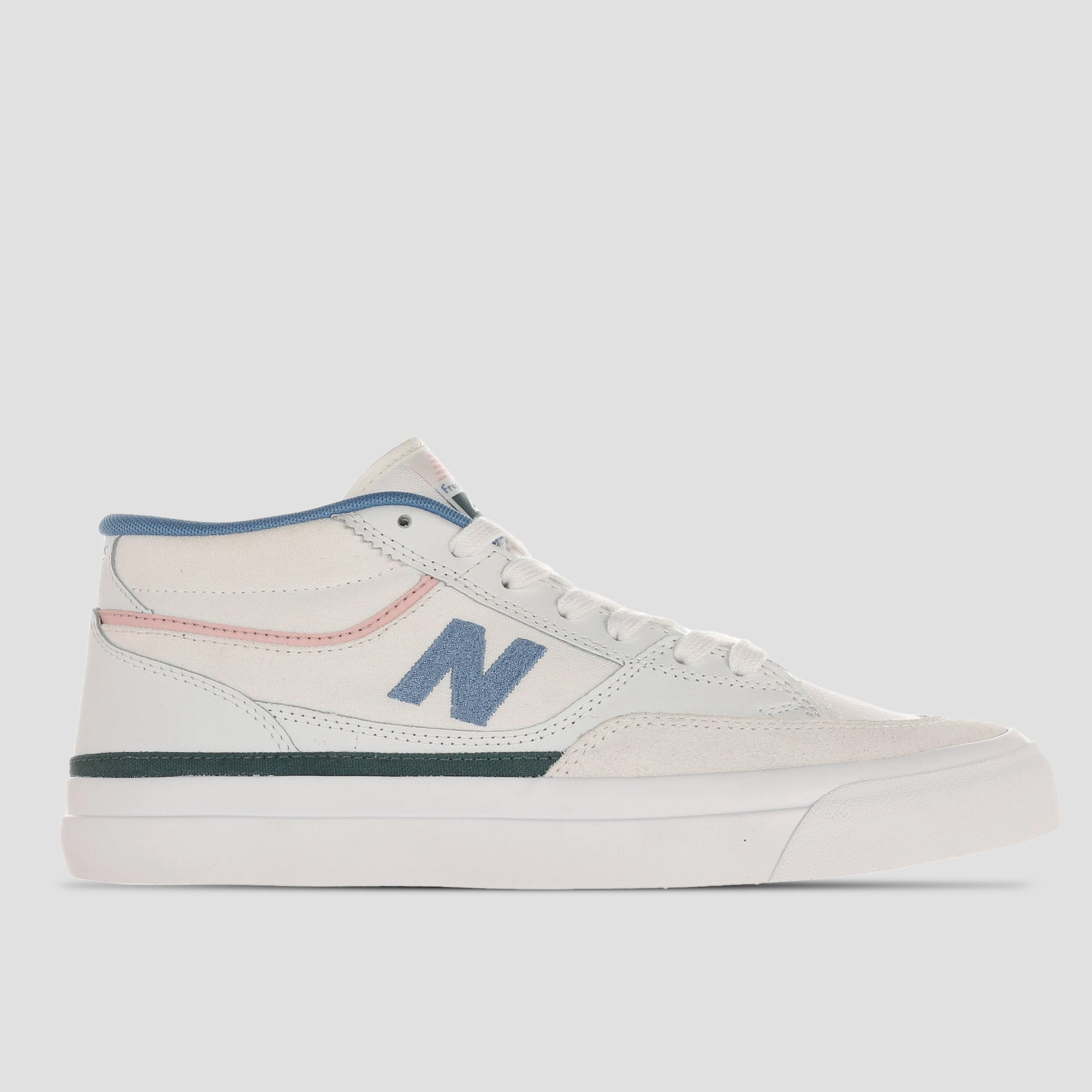 New Balance 417 Skate Shoes White / Blue Laguna