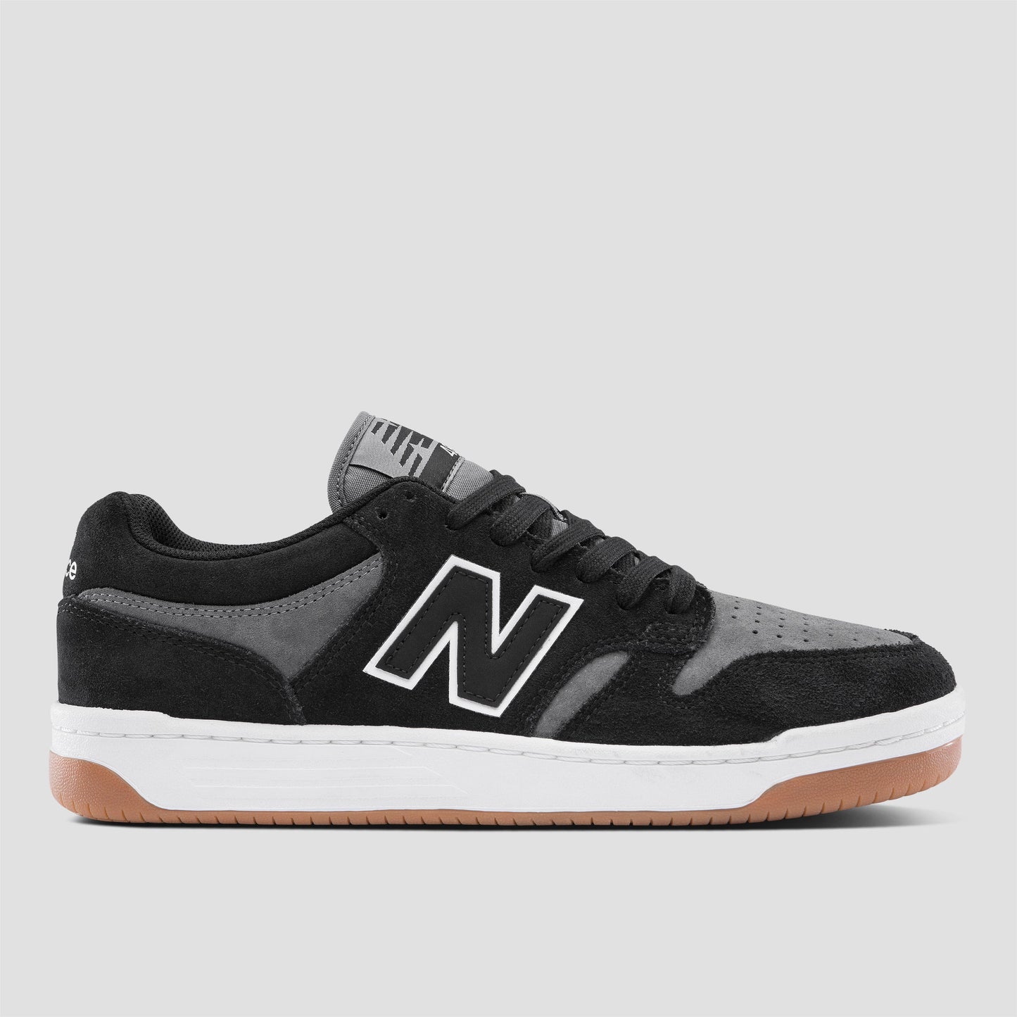 New Balance 480 Skate Shoes Black / White / Gum