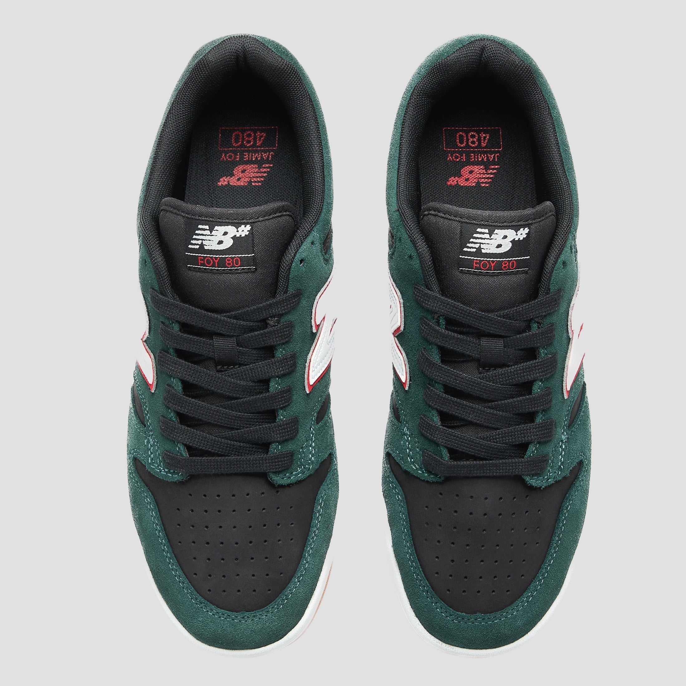 New Balance 480 Jamie Foy Skate Shoes Forest Green / Black