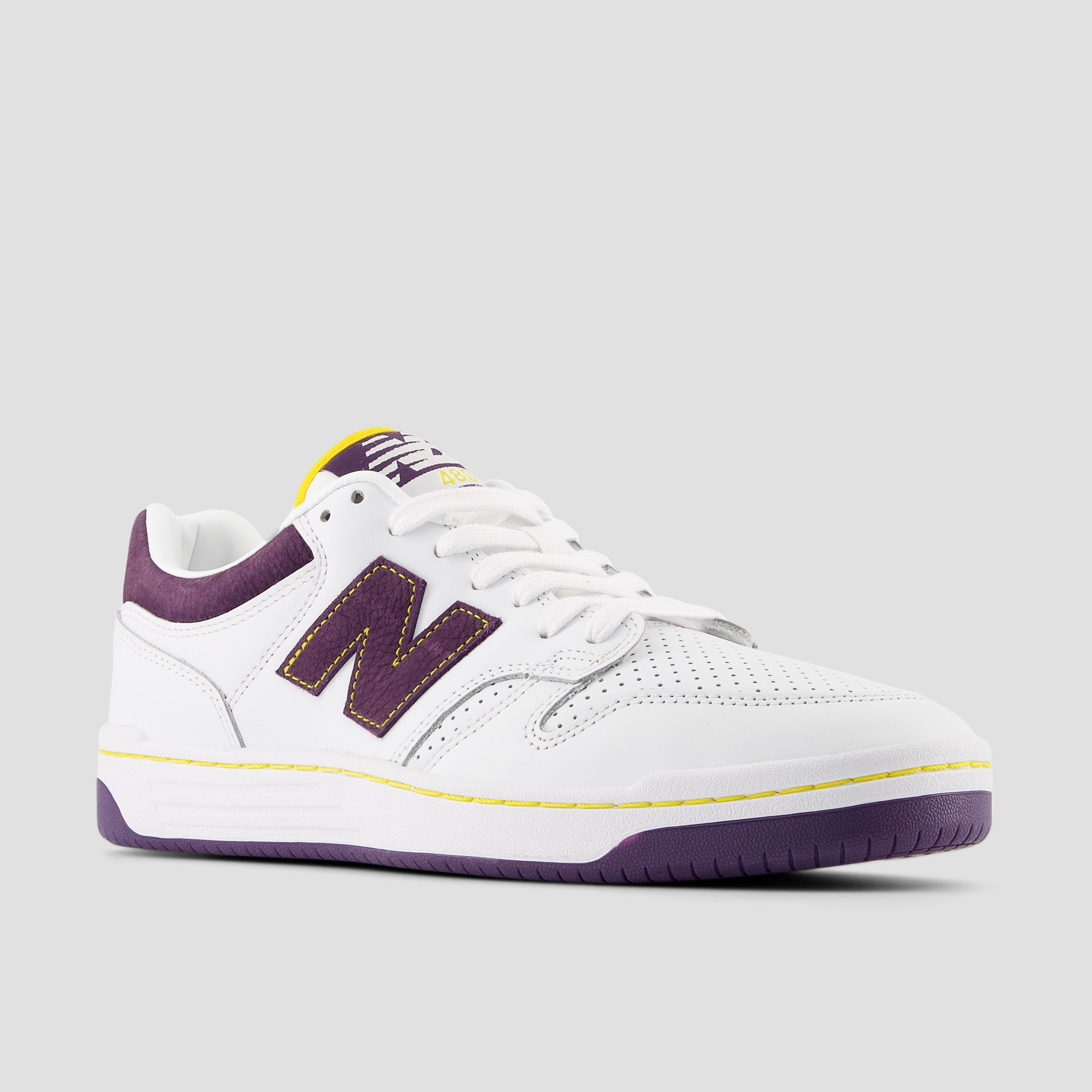 New Balance 480 Shoes White / Purple
