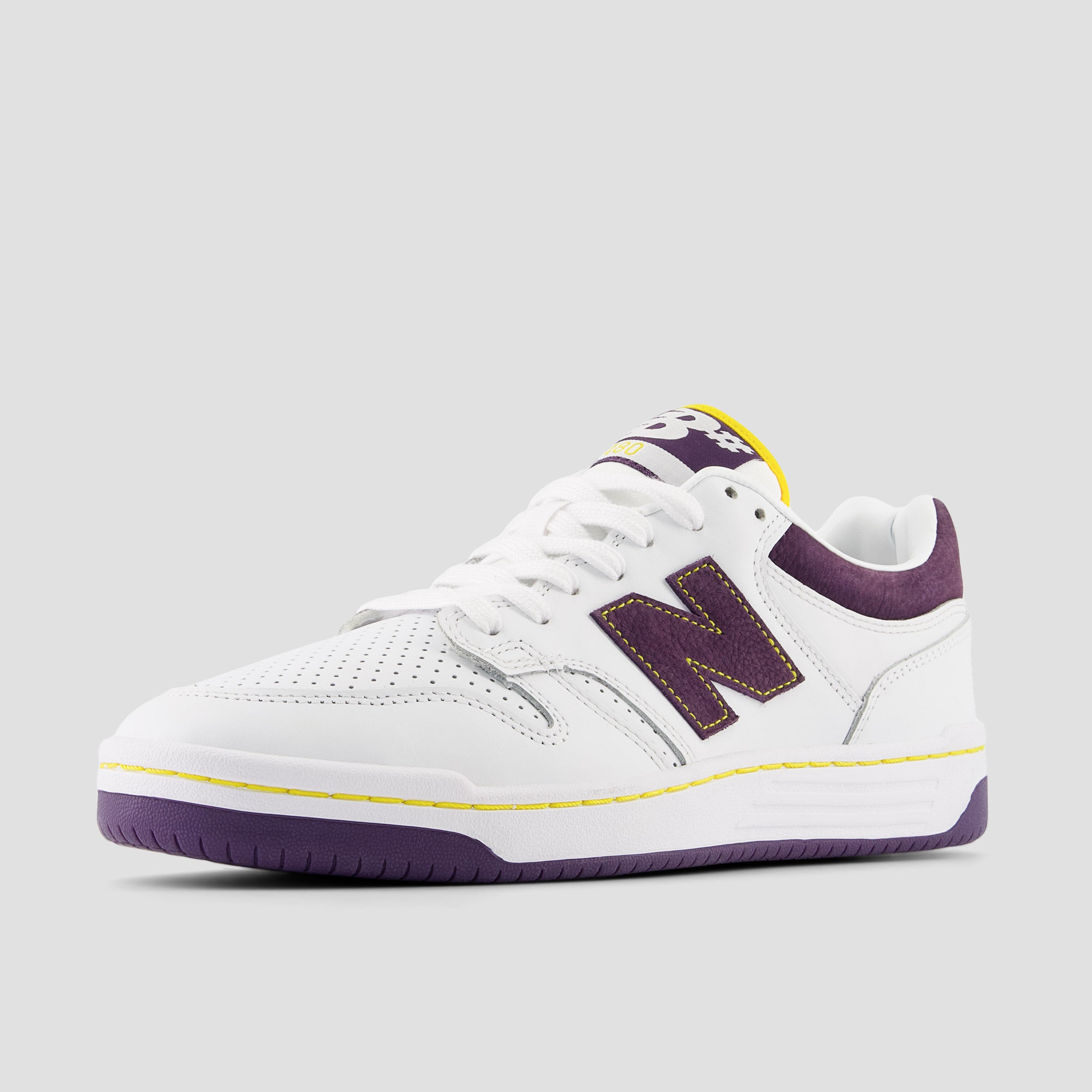 New Balance 480 Shoes White / Purple