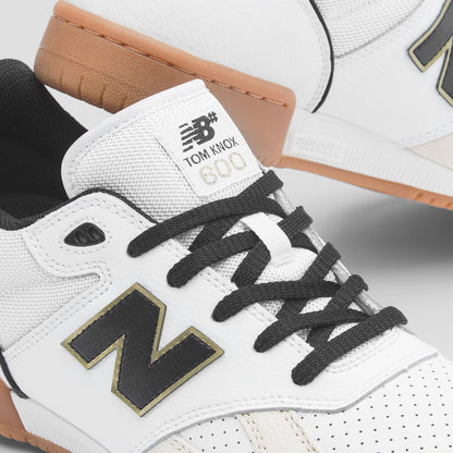 New Balance Tom Knox 600 Skate Shoes White / Black / Gum