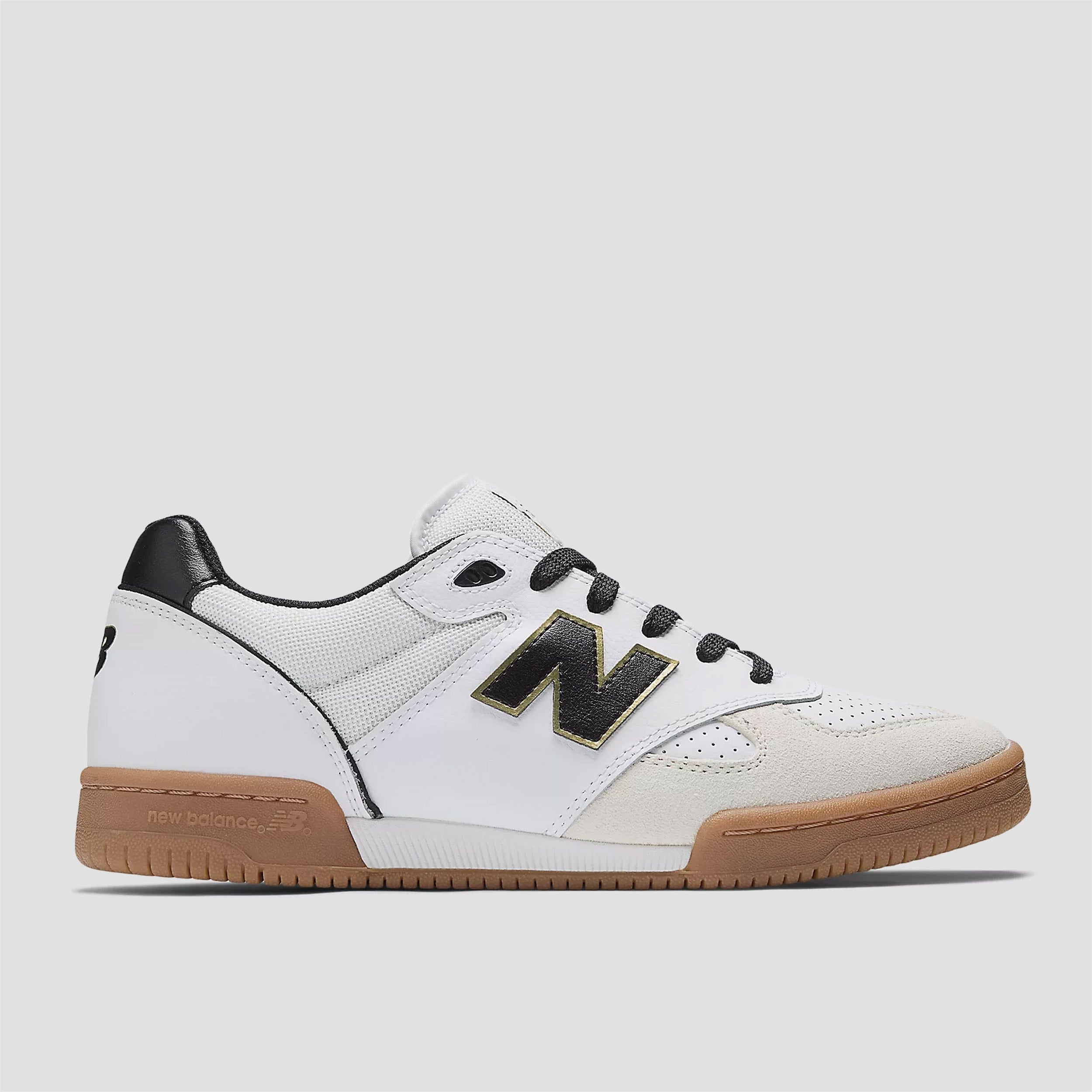 New Balance Tom Knox 600 Skate Shoes White / Black / Gum
