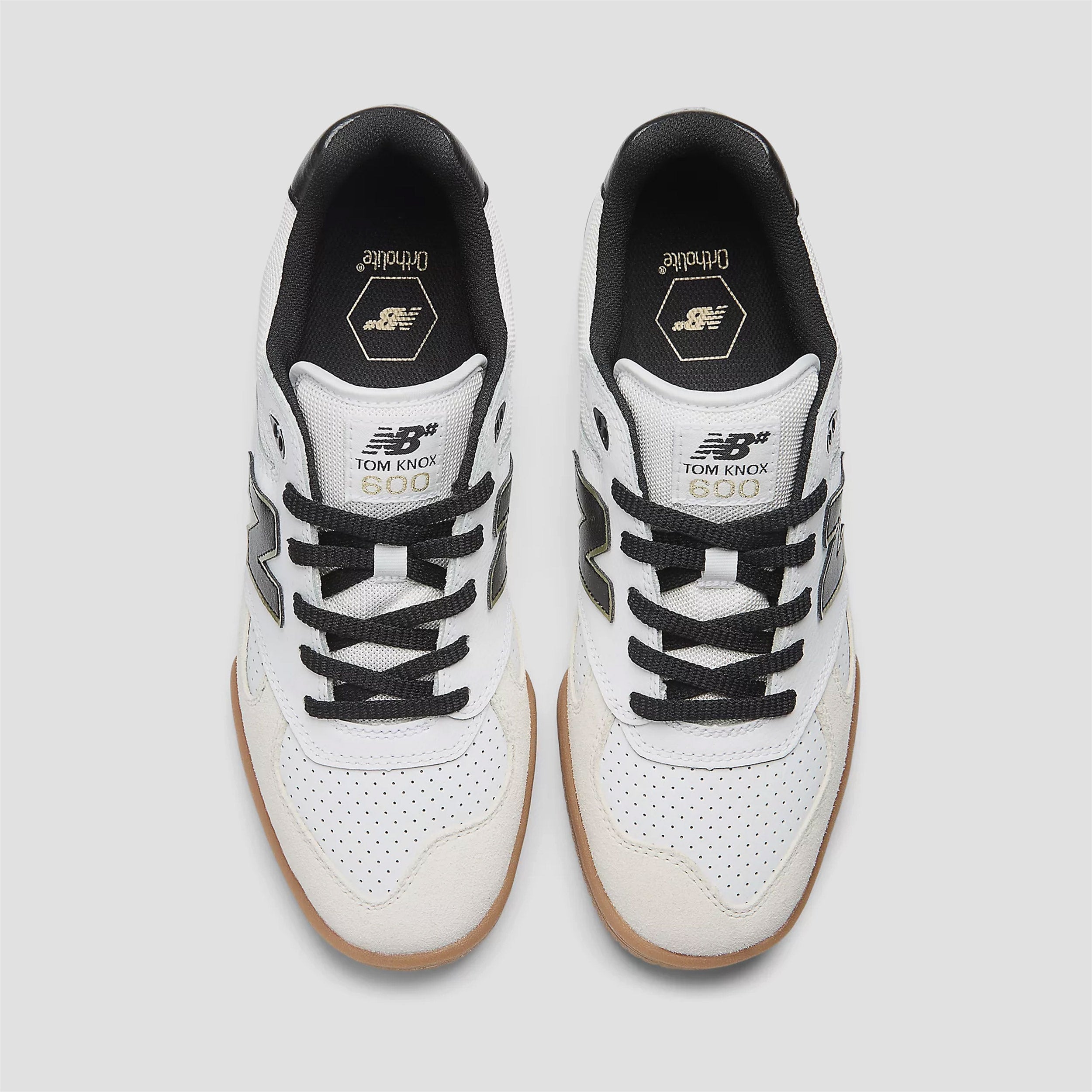New Balance Tom Knox 600 Skate Shoes White / Black / Gum