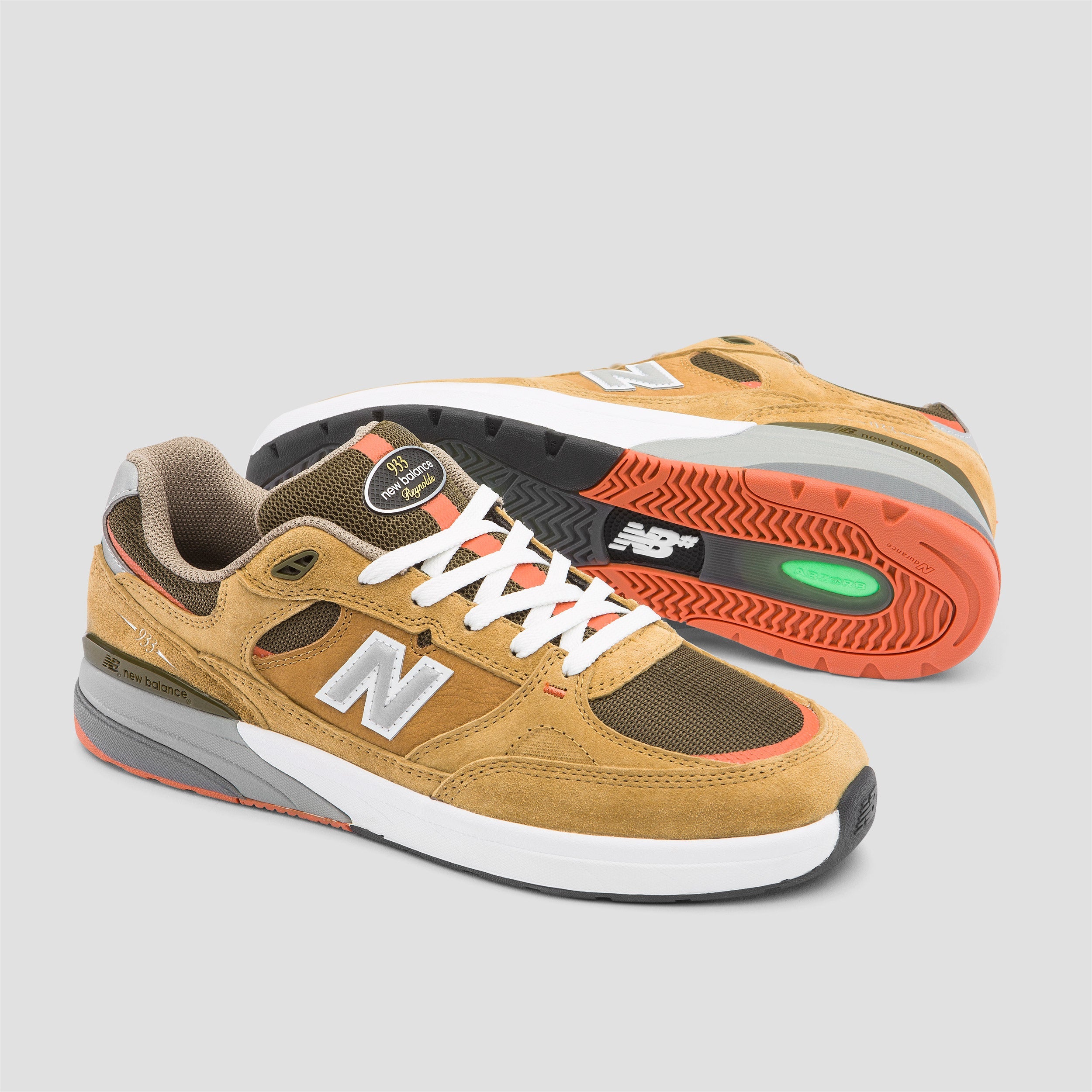 New Balance Andrew Reynolds 933 Skate Shoes Camel