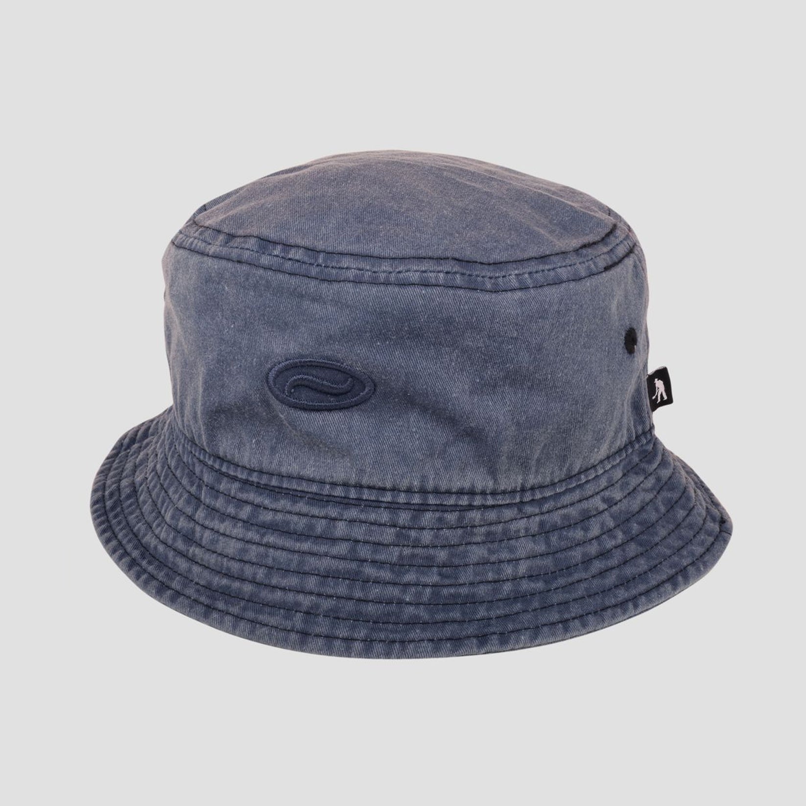Passport Ovaly Bucket Hat Navy