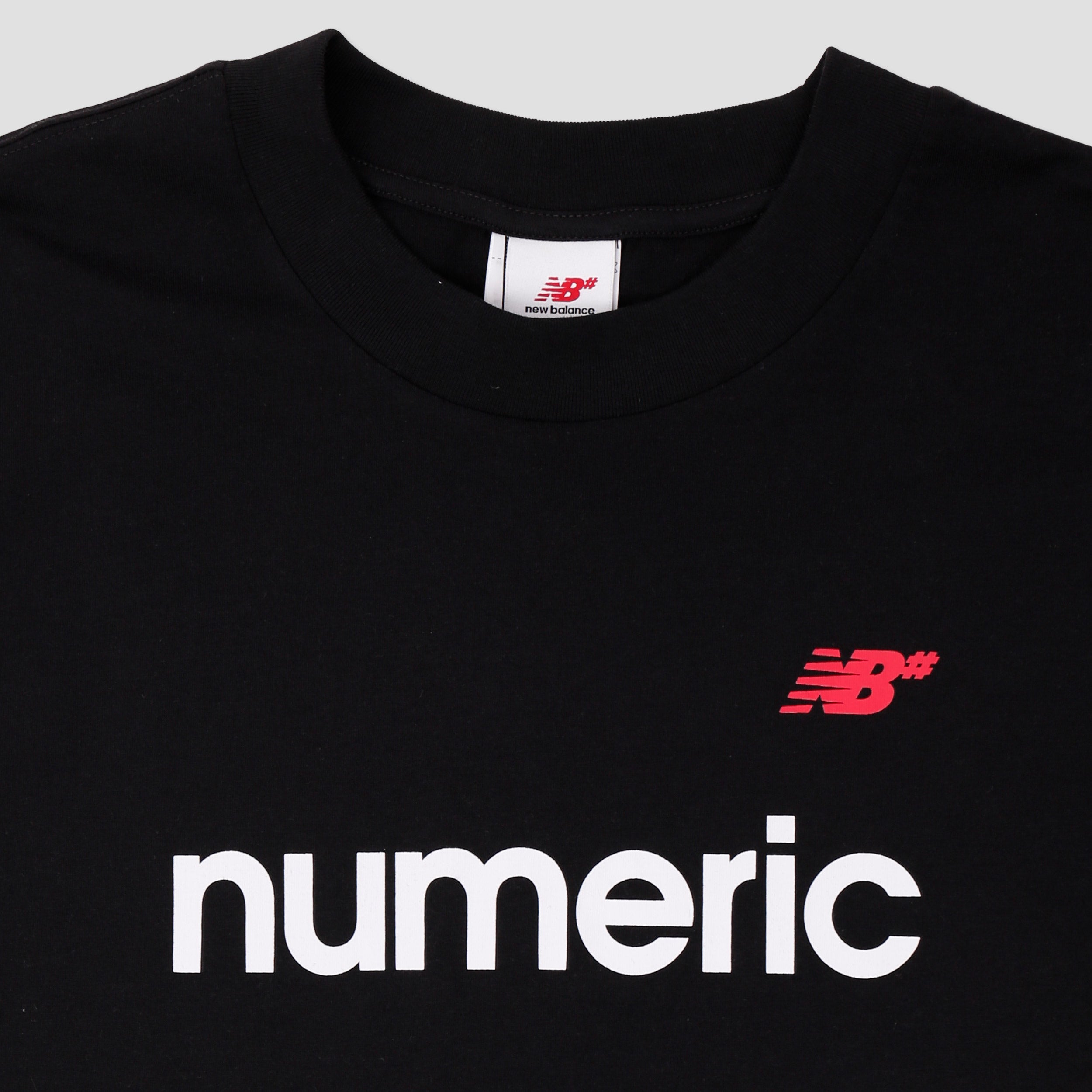New Balance Numeric Linear Logo T-Shirt Black