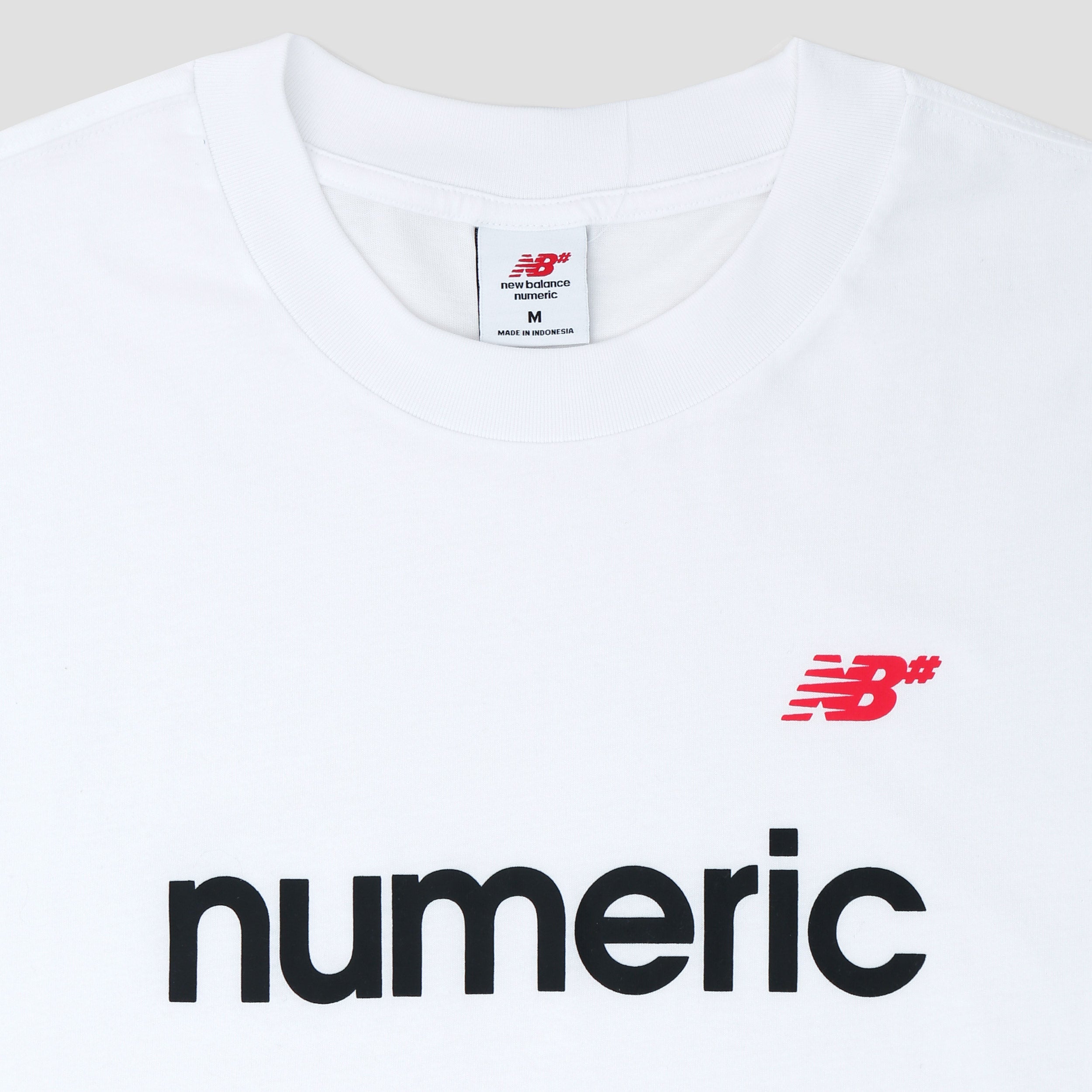 New Balance Numeric Linear Logo T-Shirt White