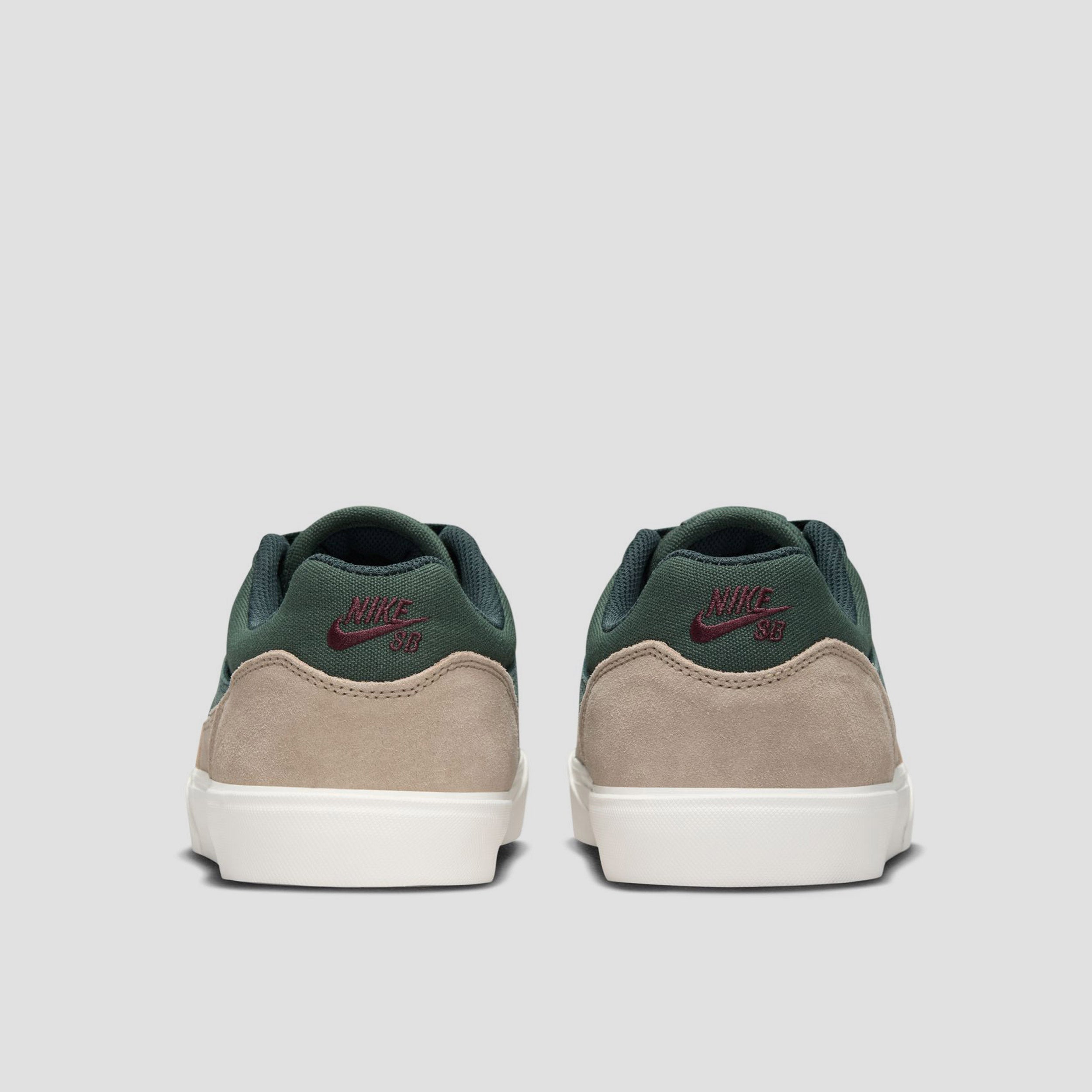 Nike SB Malor Skate Shoes Seaweed / Burgundy Crush / Khaki / Phantom