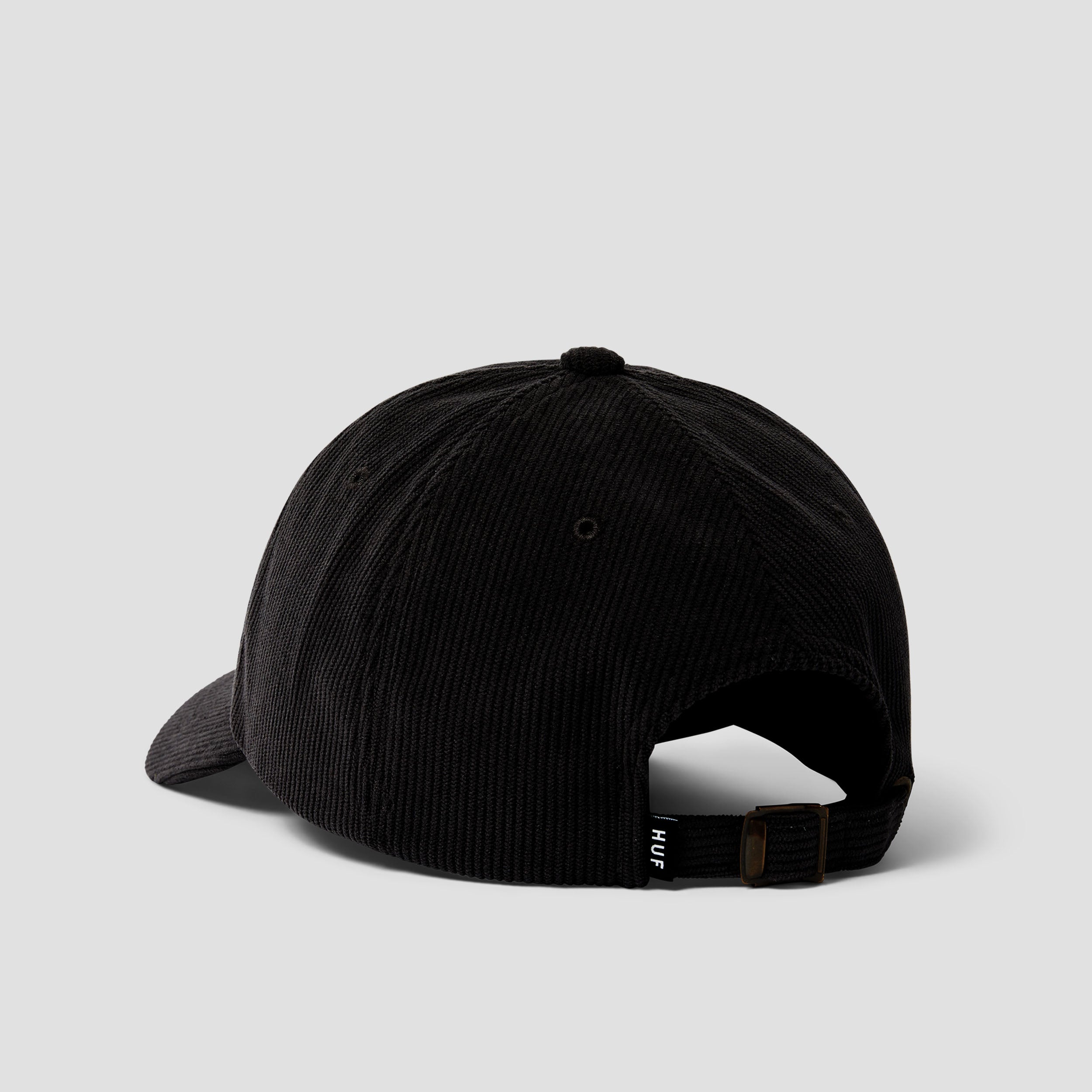 HUF OG Corduroy 6 Panel Cv Hat Black