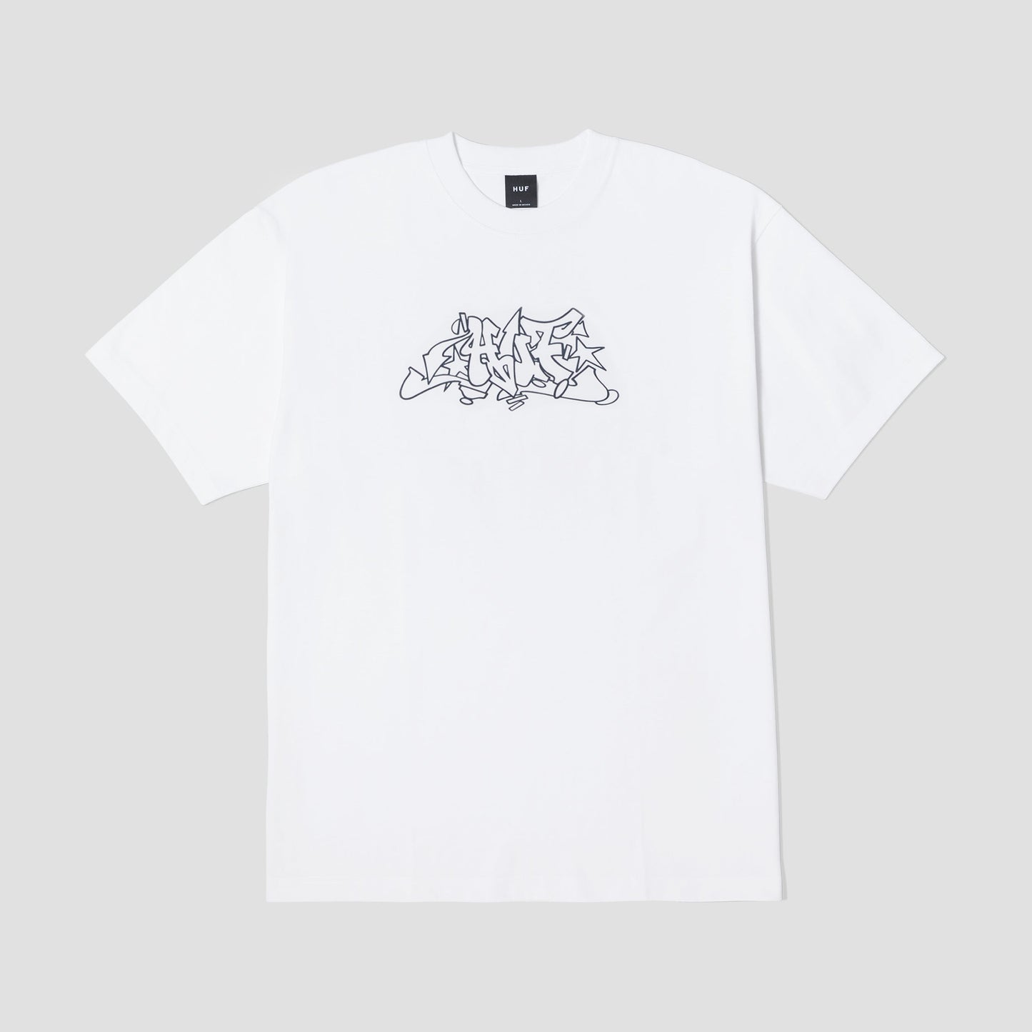 HUF Outlines Shortsleeve T-Shirt White