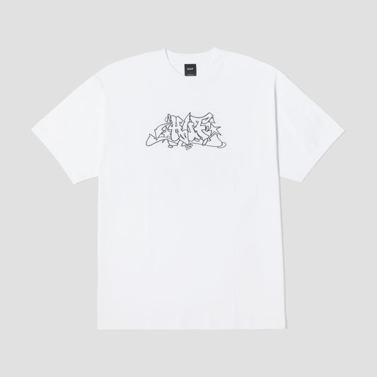 HUF Outlines Shortsleeve T-Shirt White