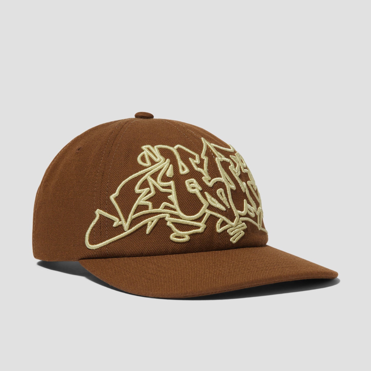 HUF Outlines Snapback Cap Brown