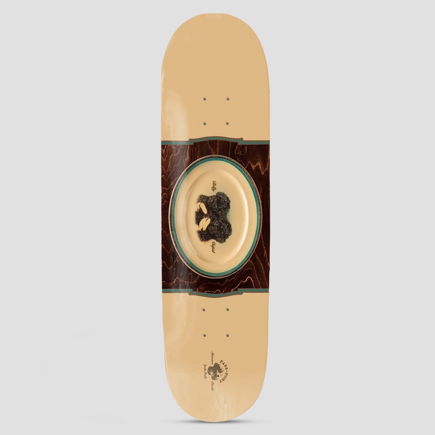 Passport 8.0 Pet Plate Pro Series Josh Billy & Cupid Skateboard Deck