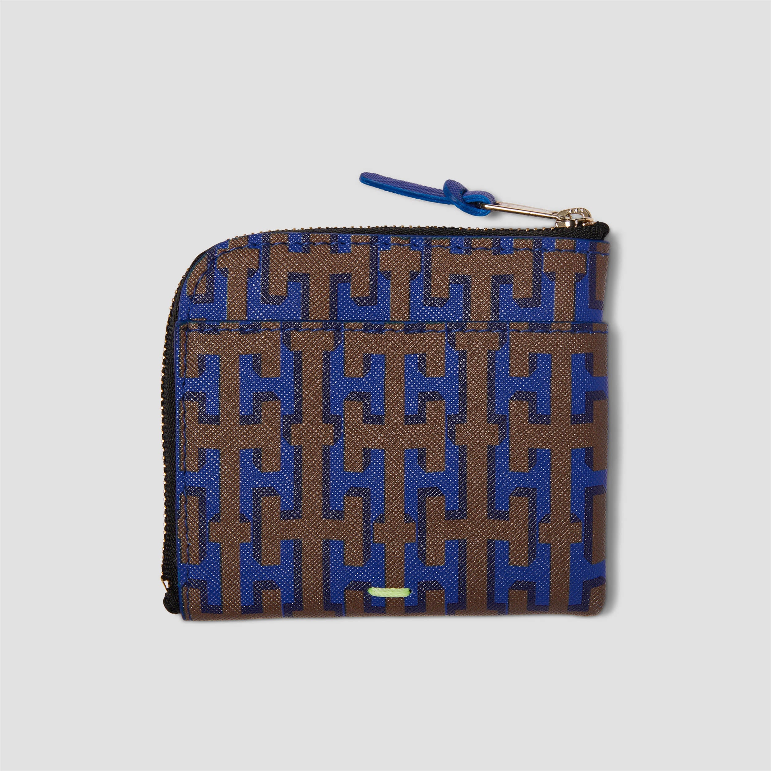 HUF Pillar Zip Wallet Brown