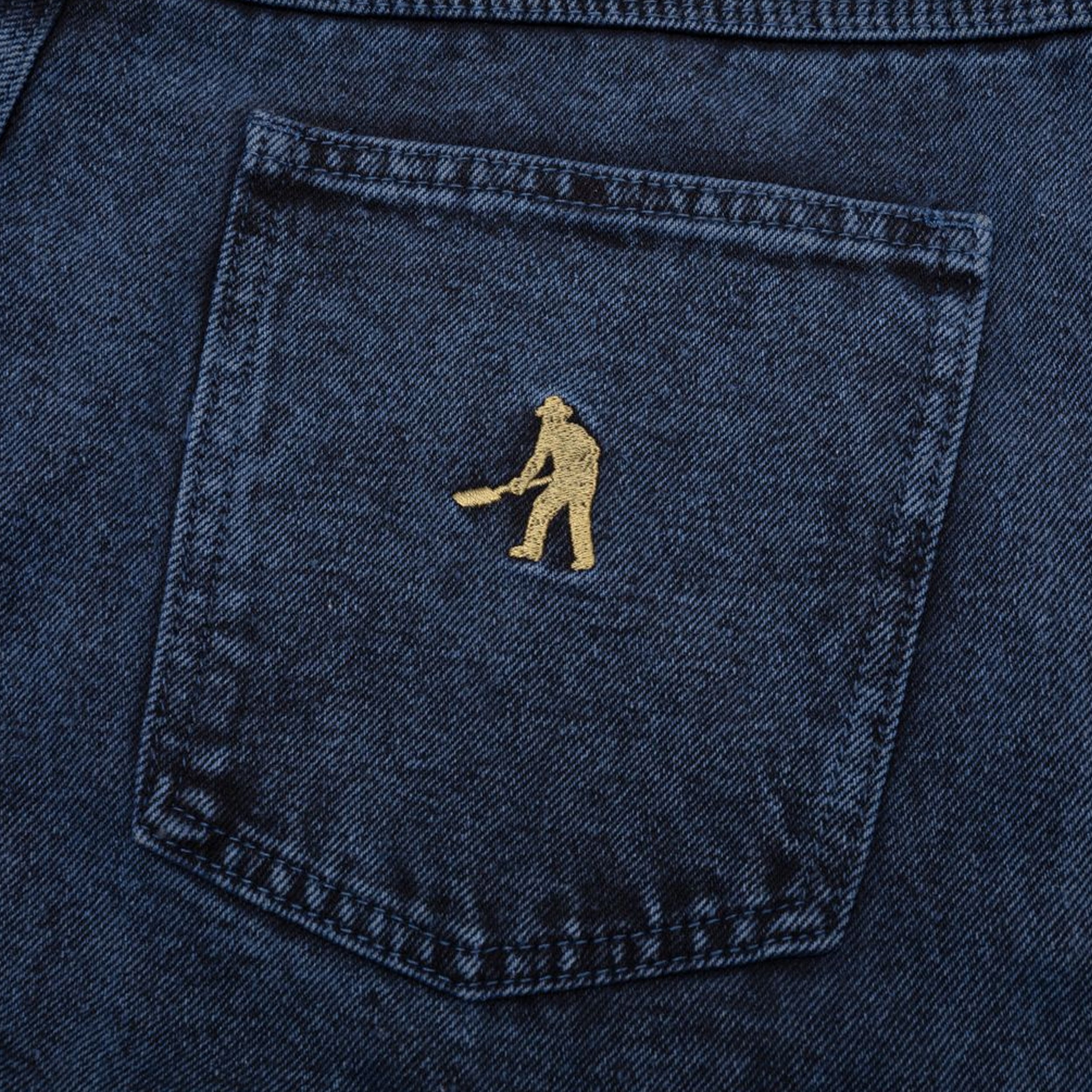 Passport Workers Club Jean Over-Dye Navy