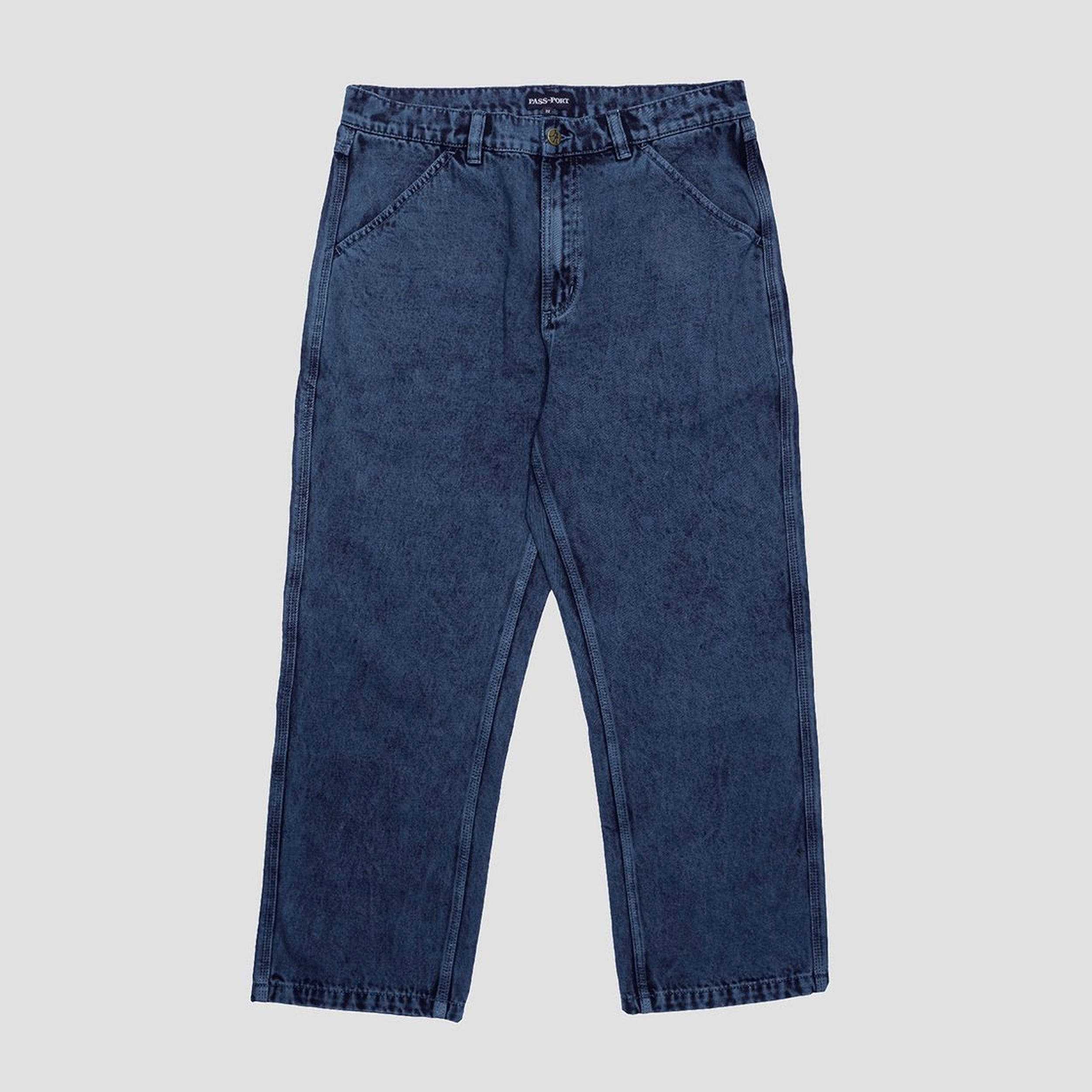 Passport Workers Club Jean Over-Dye Navy