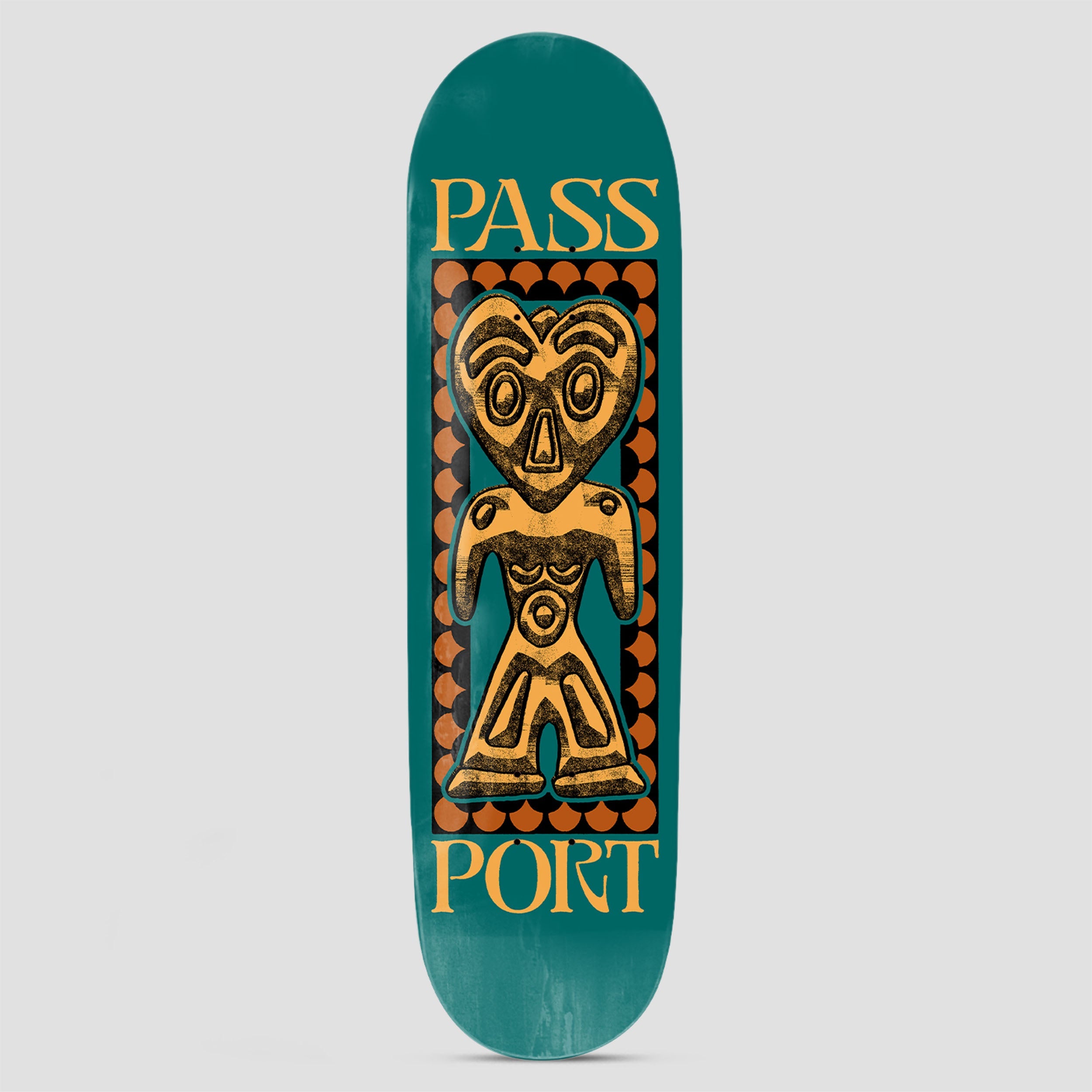 Passport 8.5 Dogu Series Heart Head Skateboard Deck