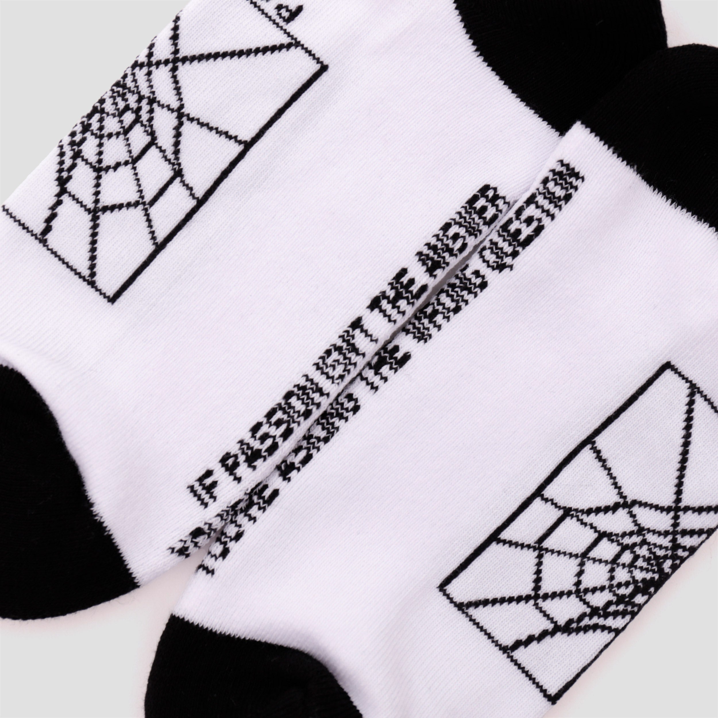 Passion Butterfly Socks White