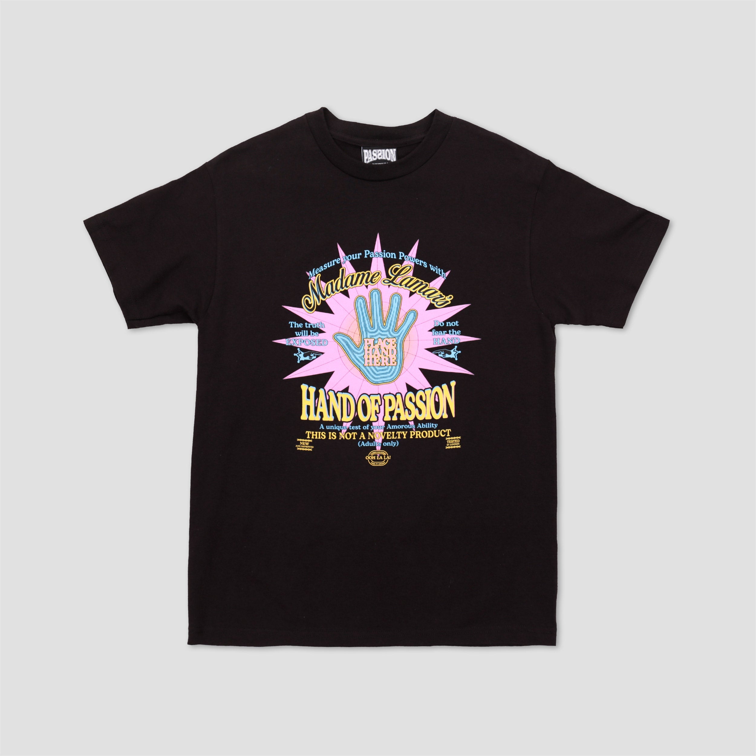 Passion Hands On T-Shirt Black