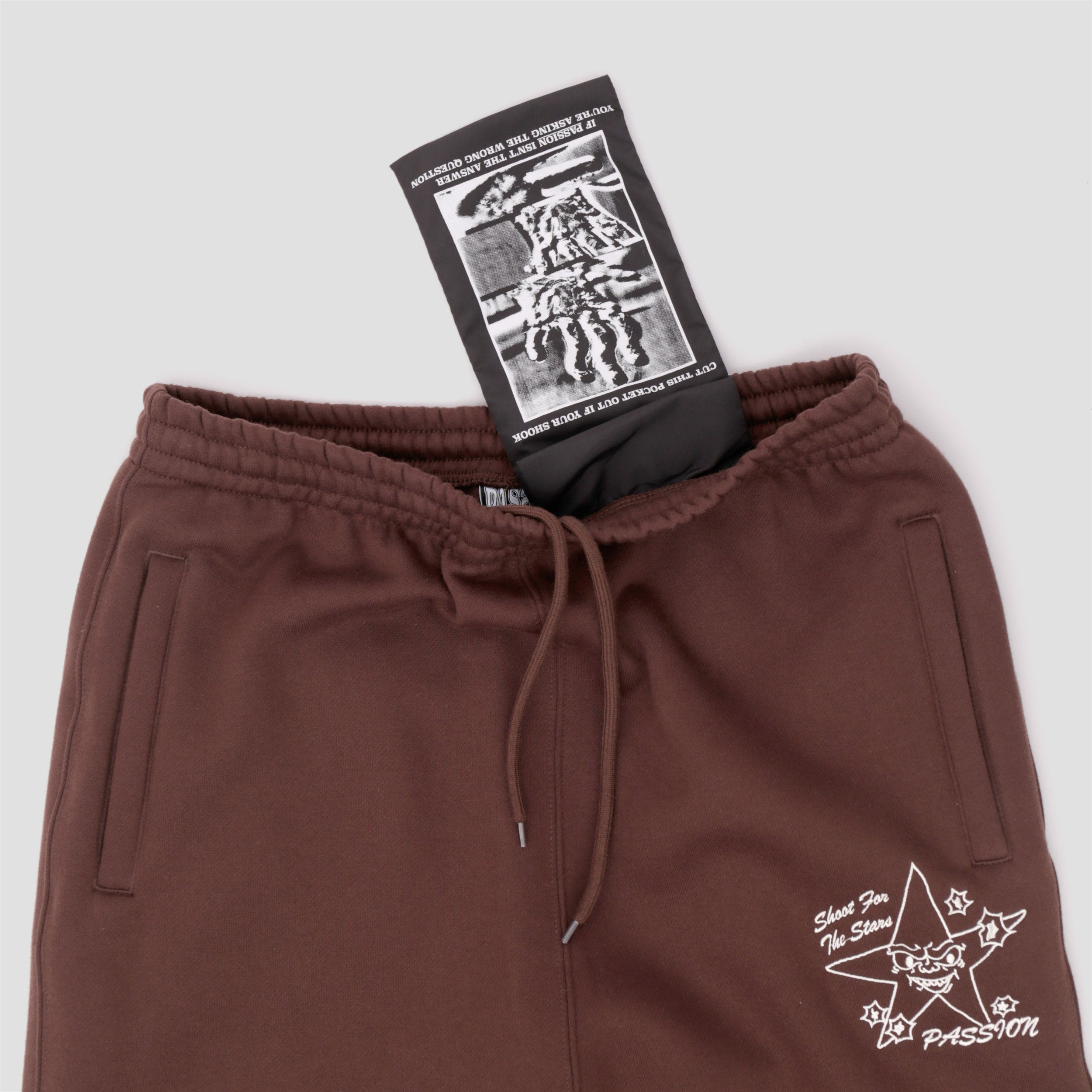 Passion Target Practice Tracksuit Joggers Brown