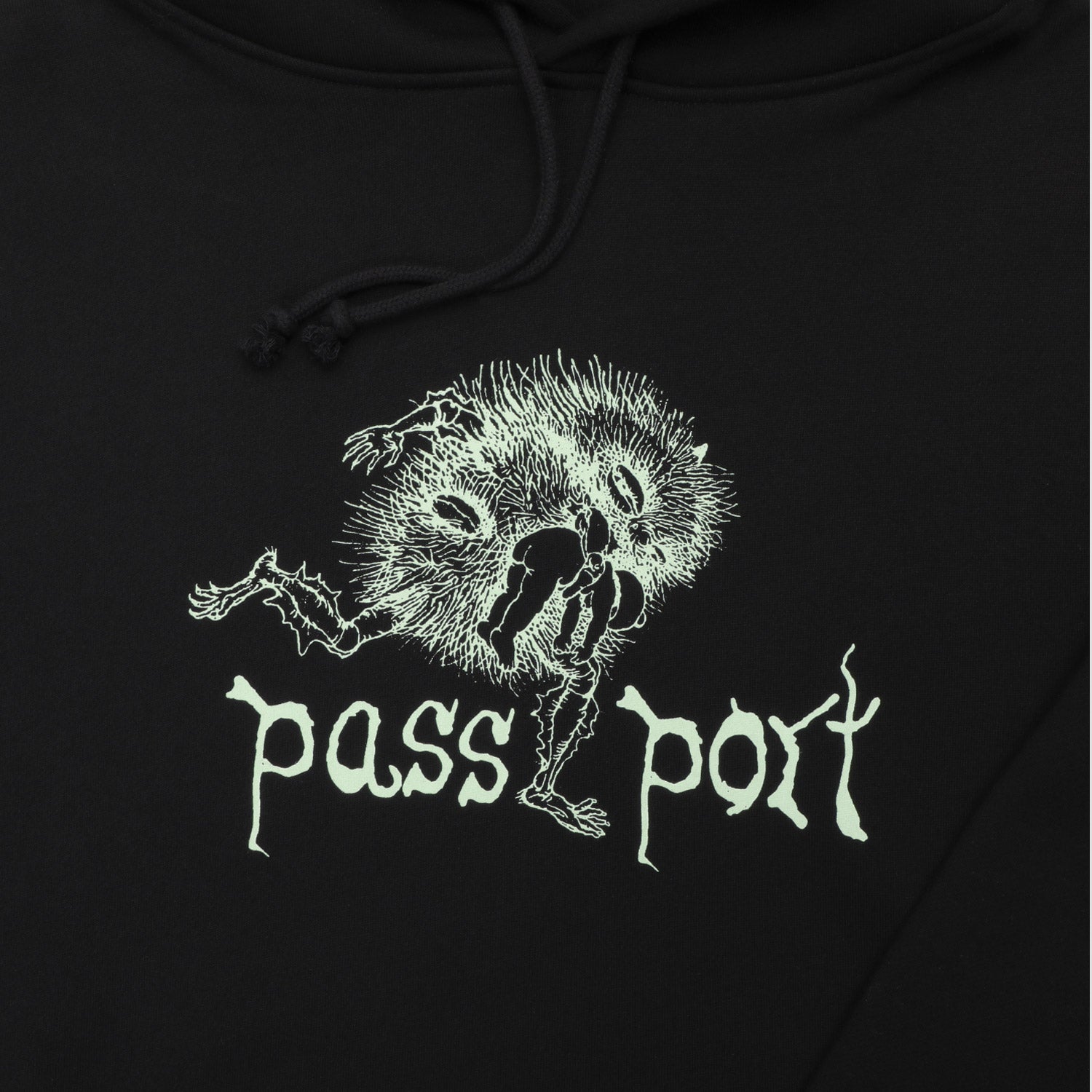 Passport Banksia Hoodie Black