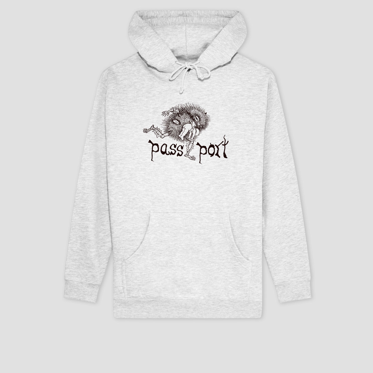 Passport Banksia Hoodie White Marle