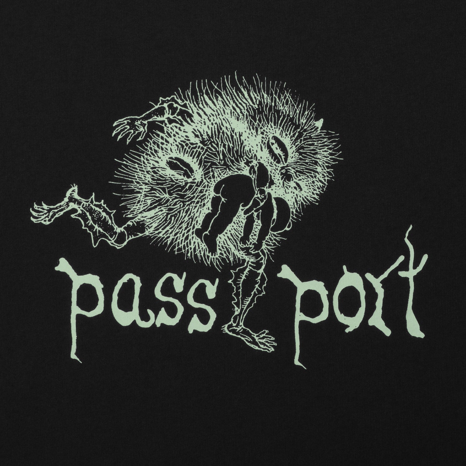 Passport Banksia T-Shirt Black
