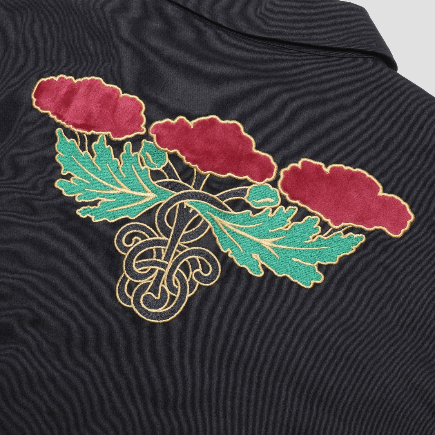 Passport Emblem Workers Jacket Black