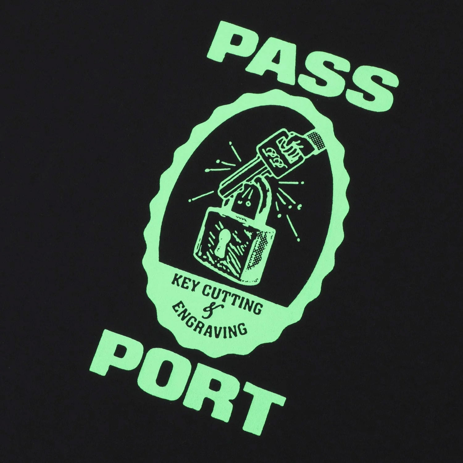 Passport Hercu-Locks T-Shirt Black