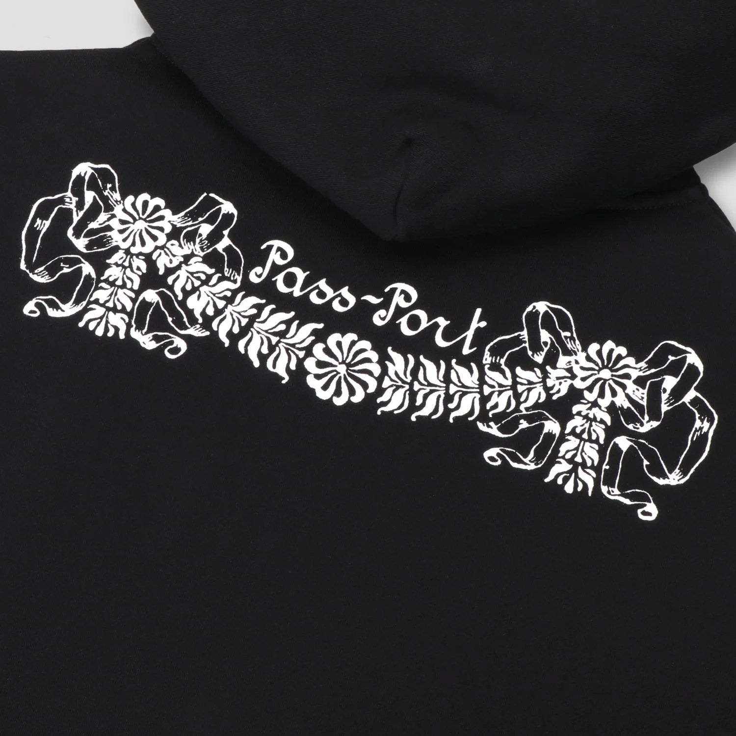 Passport Kollaasi Zip Hoodie Black