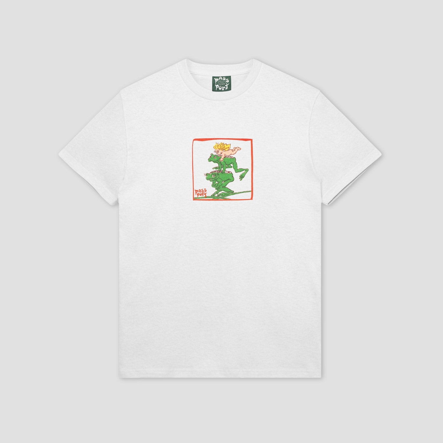 Passport Leap Frog T-Shirt White