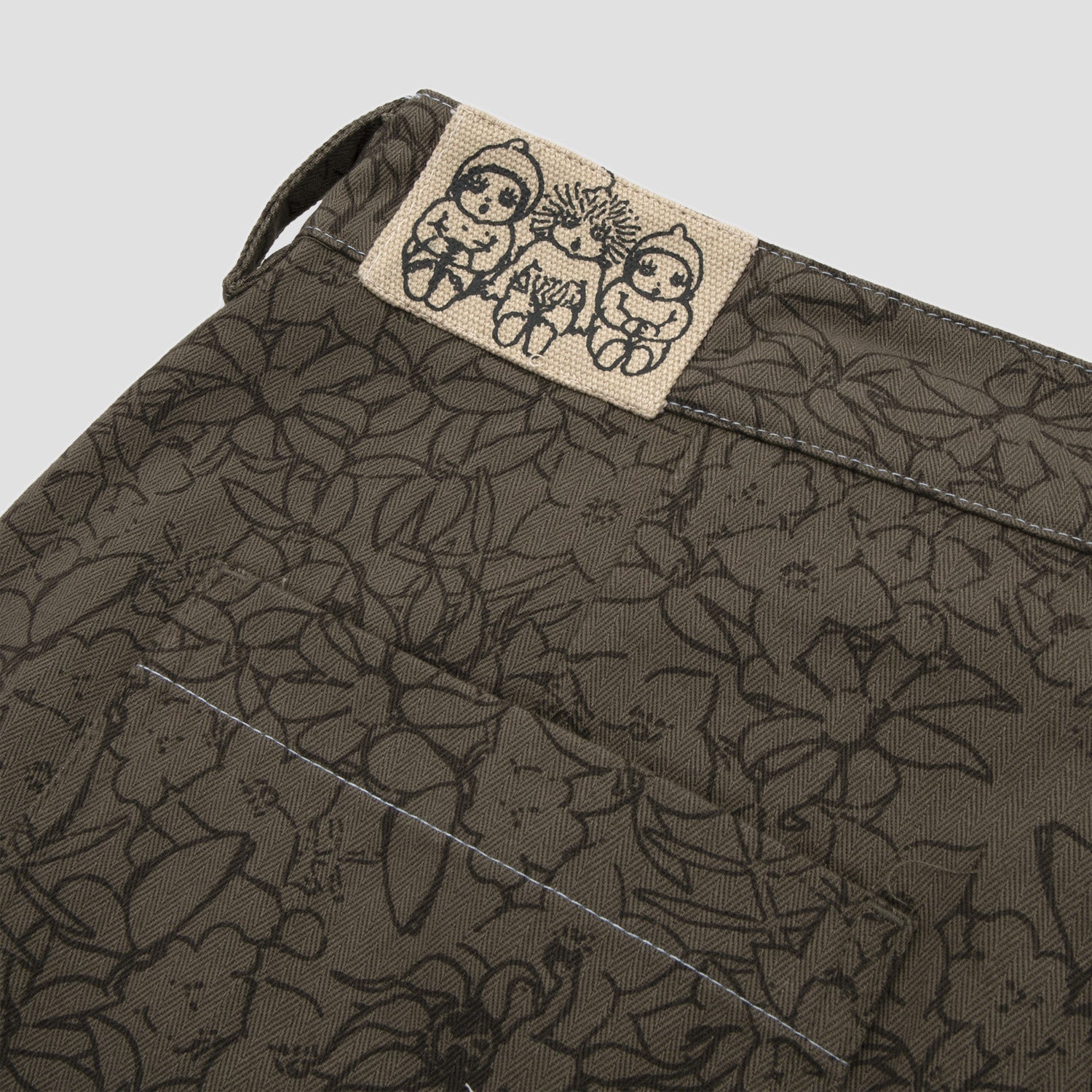 Passport Scribblegum Leagues Club Short Olive